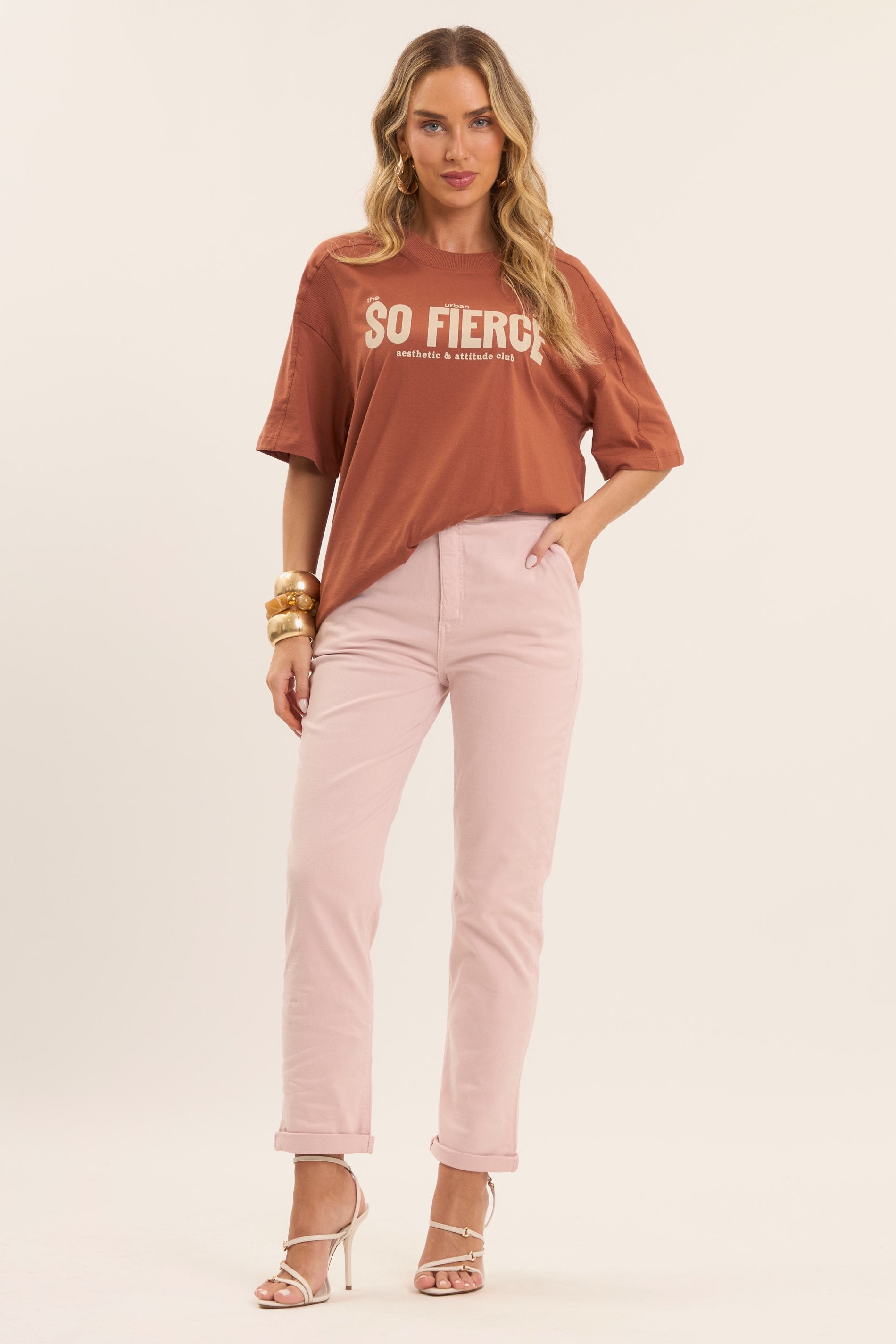 T-Shirt Boho em Meia Malha