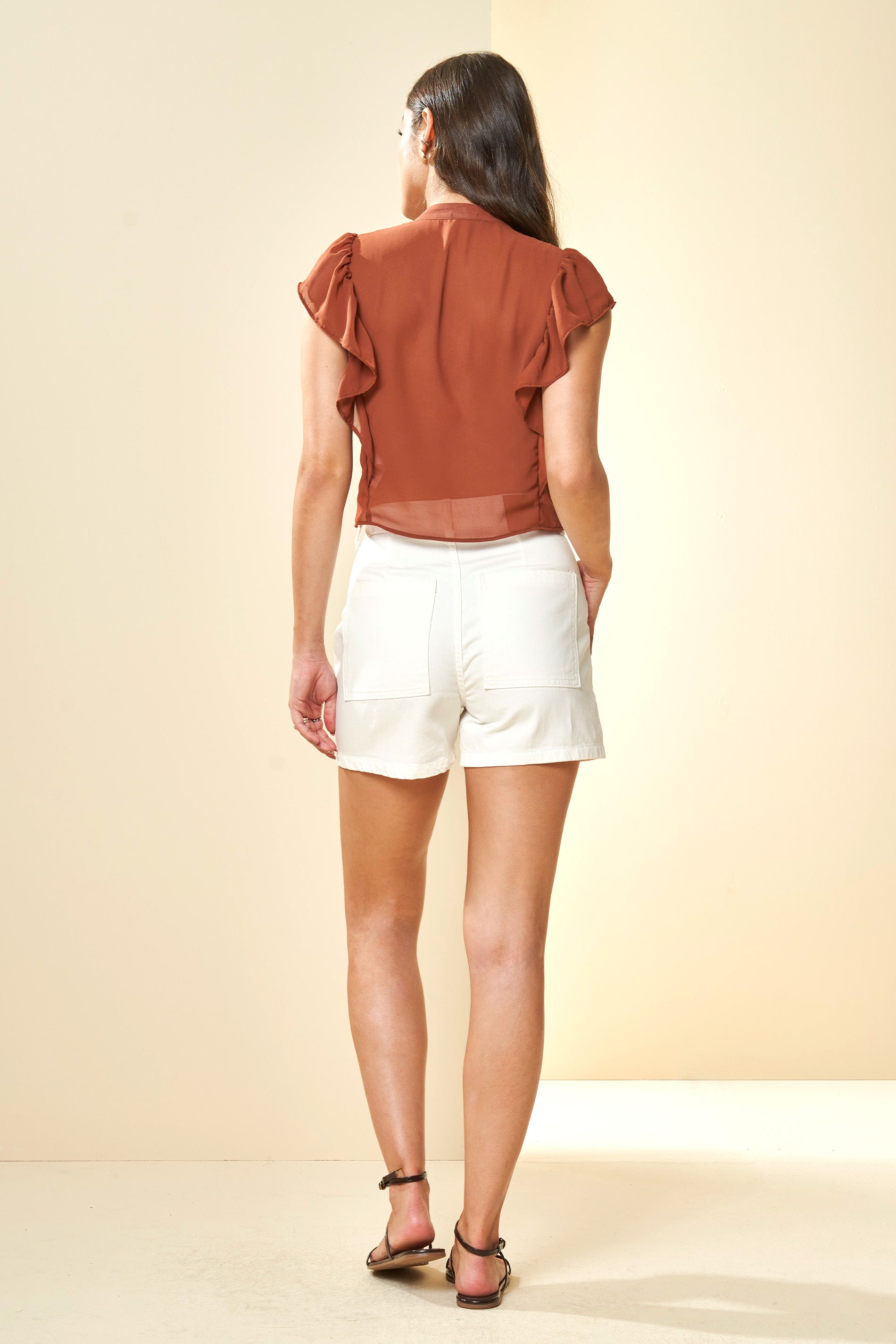 Camisa Romantic em Plano Chiffon