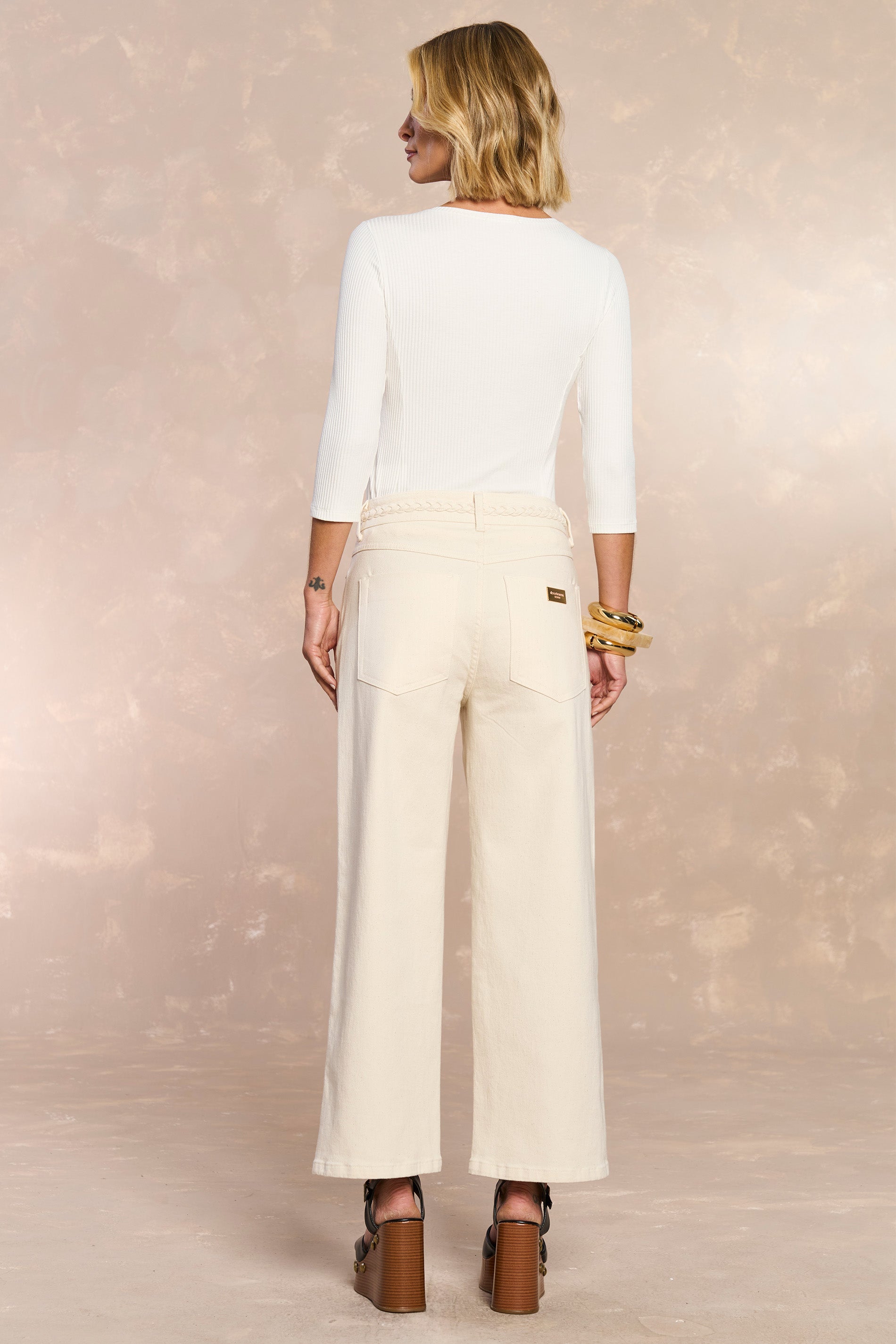 Blusa Mangas 3/4 Soft Garden em Viscose