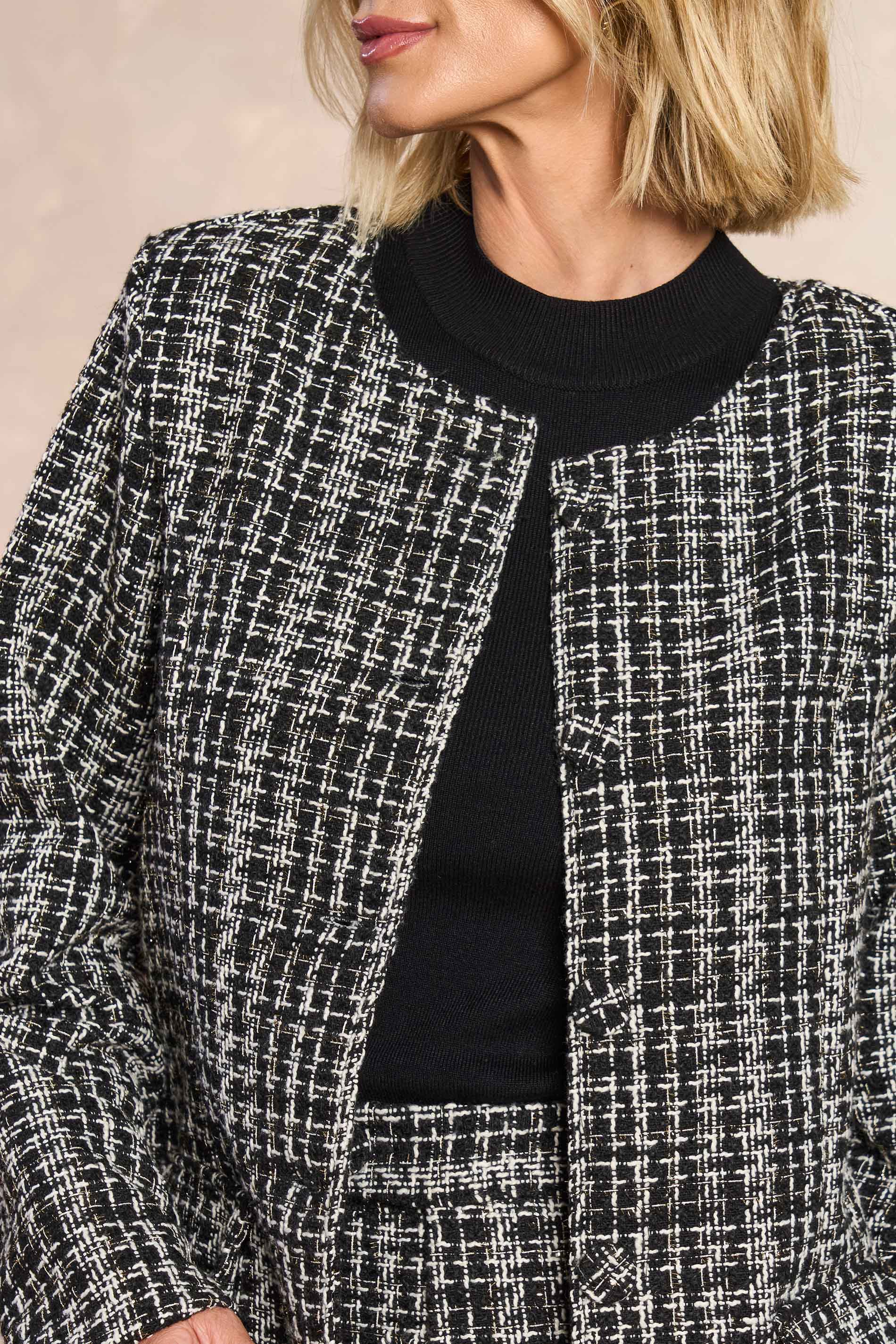 Casaco Urban Desire em Tweed