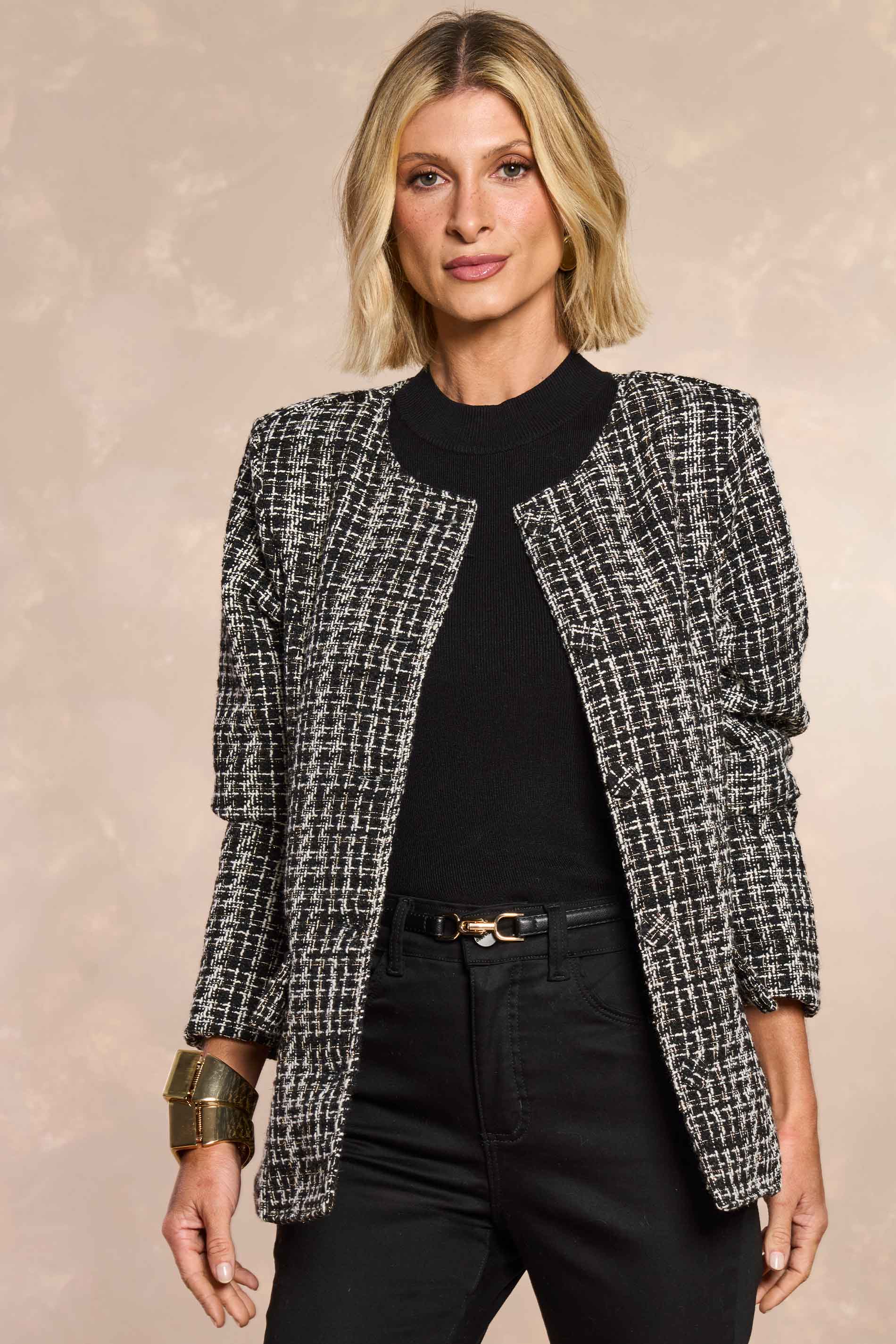 Casaco Urban Desire em Tweed