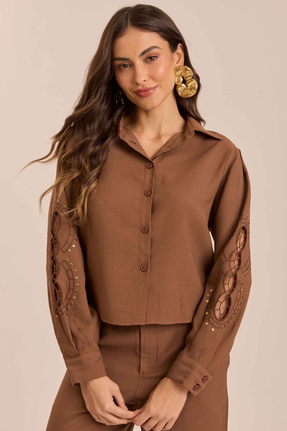 Camisa Jardim Decor em Alfaiataria
