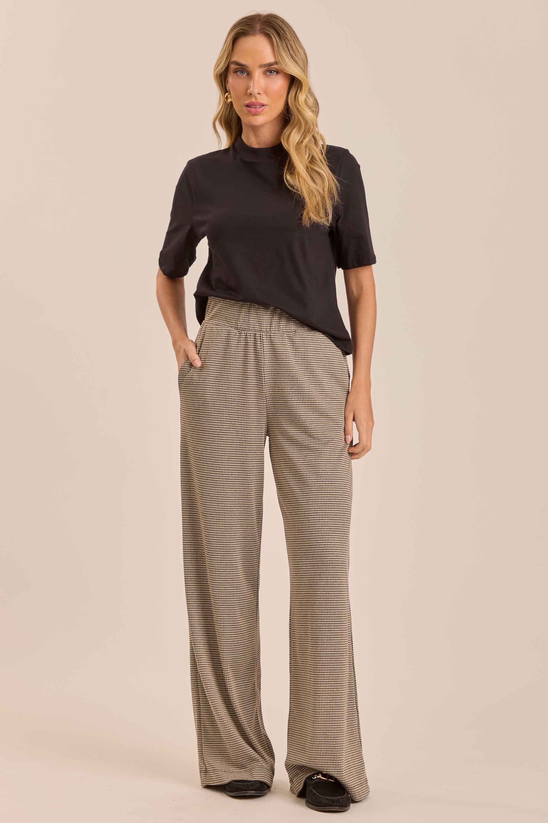 T-shirt Tropical Garden em Malha