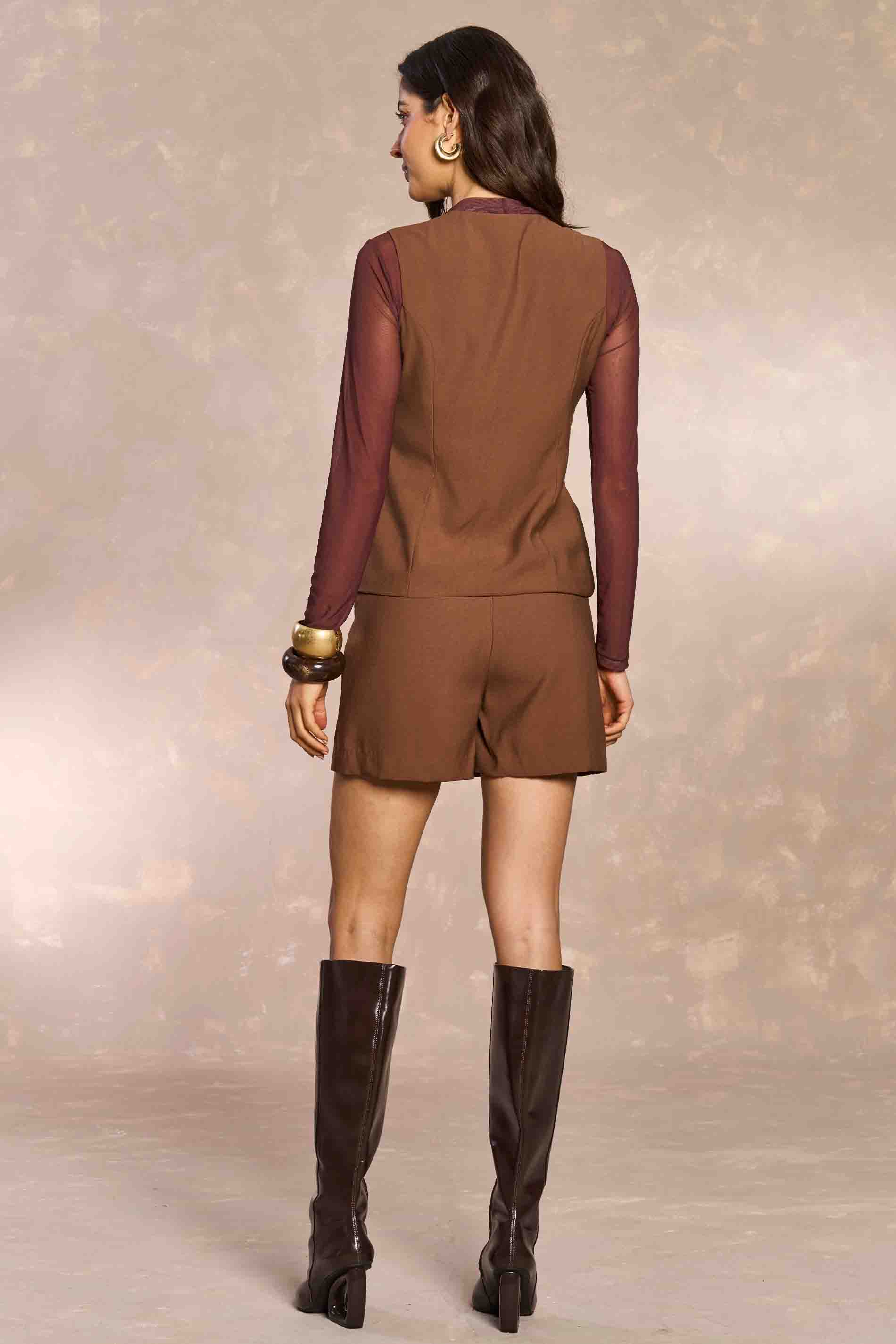 Colete Jardim Boho em Alfaiataria