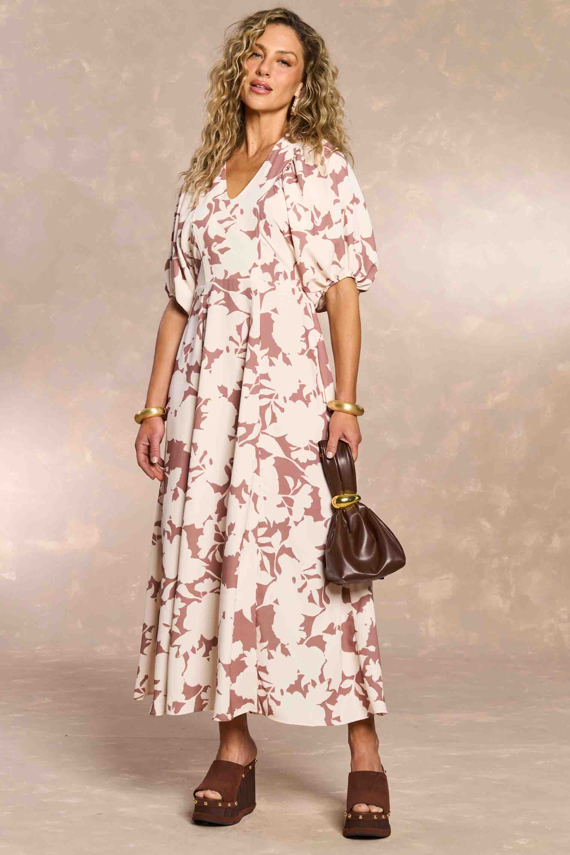 Vestido Longo Soft Garden Estampado