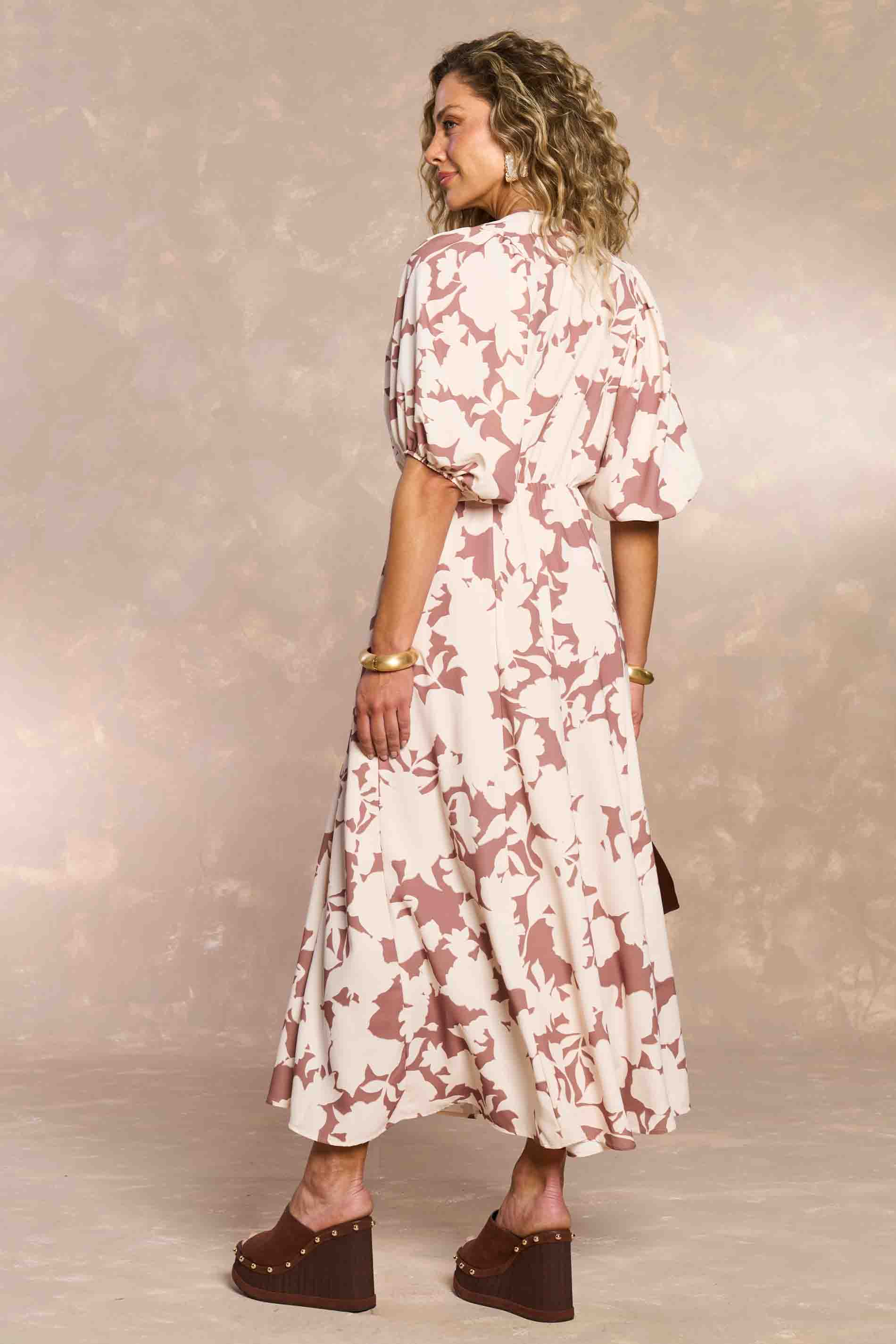 Vestido Longo Soft Garden Estampado