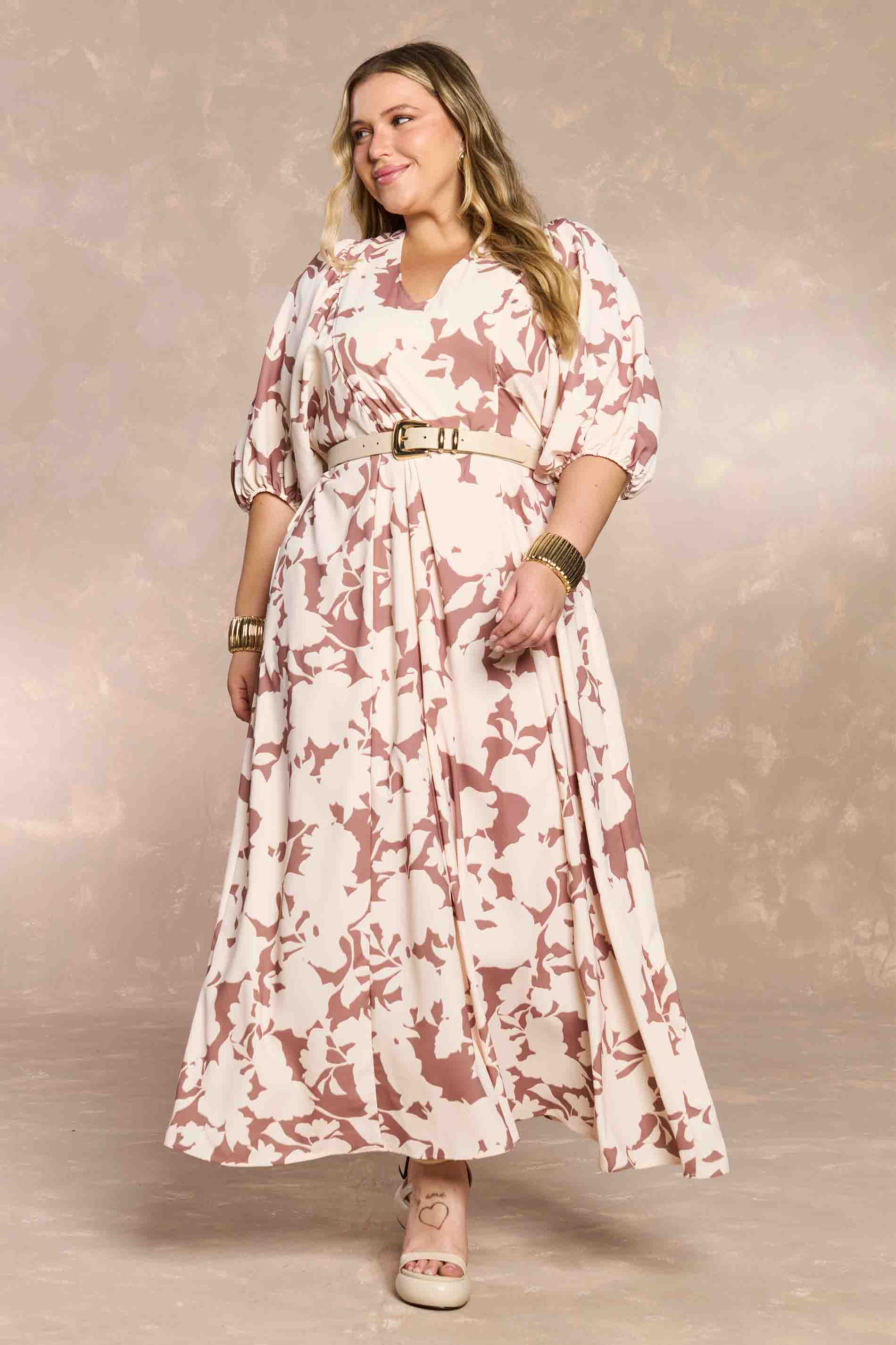 Vestido Longo Soft Garden Estampado