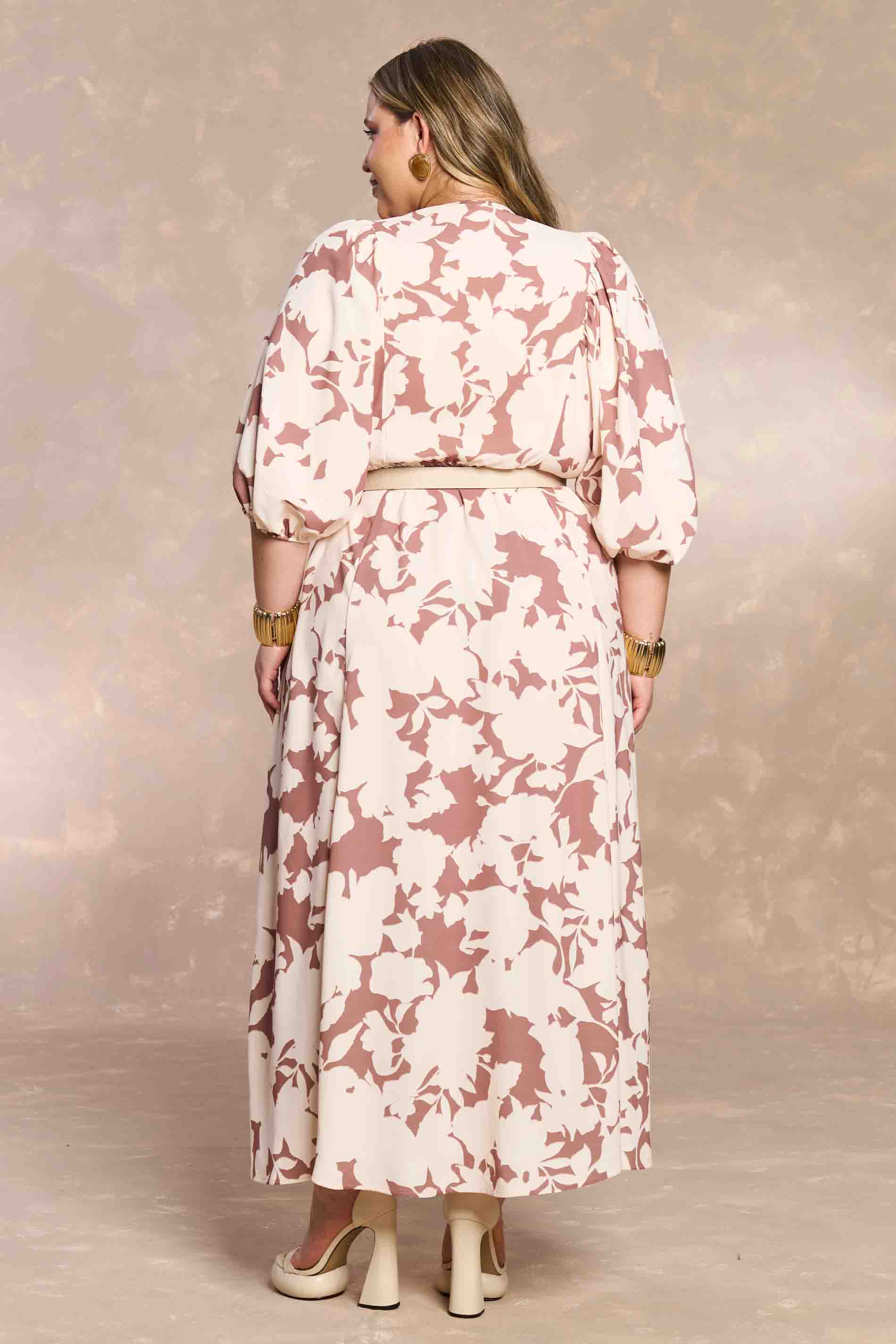 Vestido Longo Soft Garden Estampado