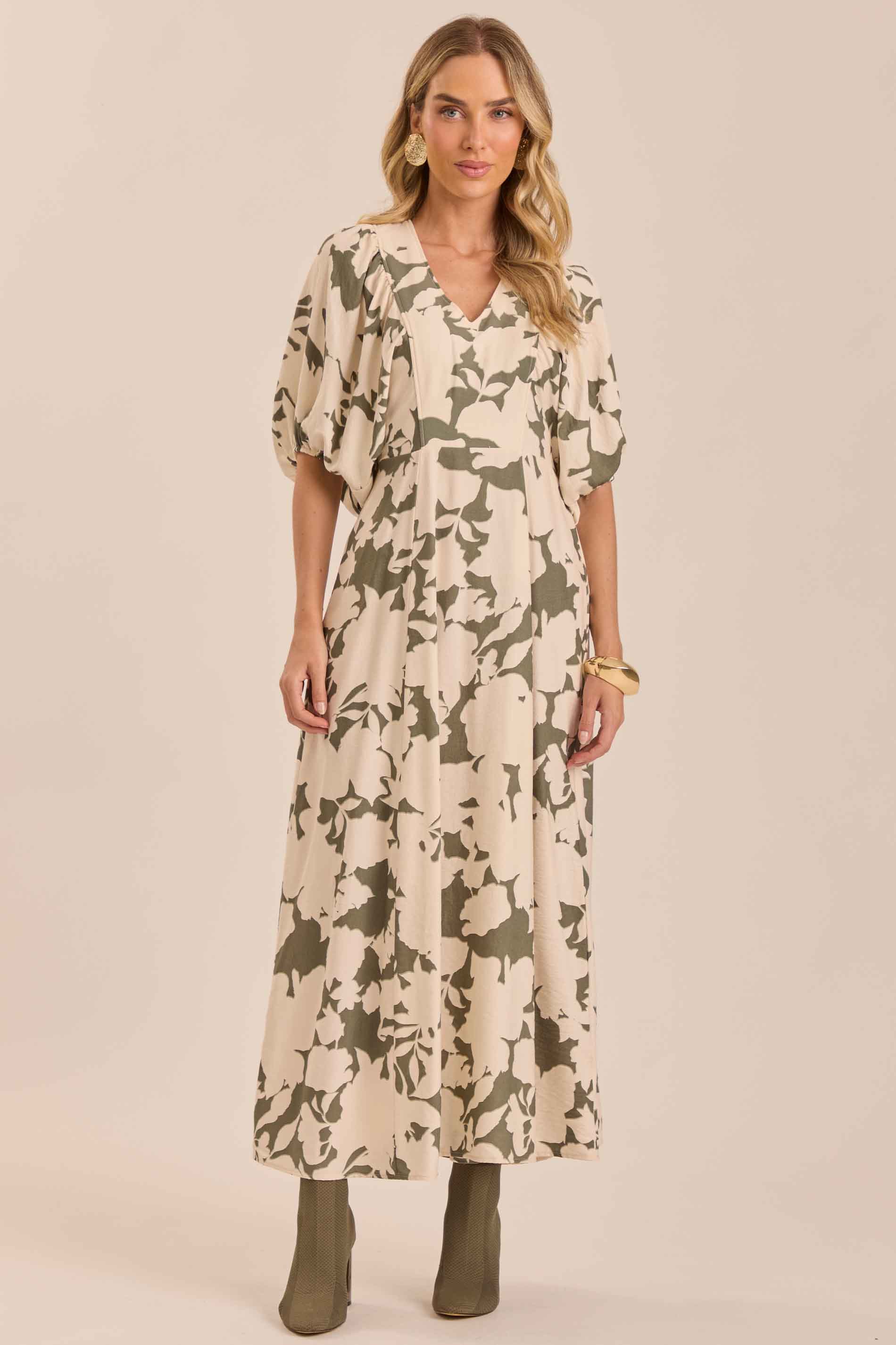 Vestido Longo Soft Garden Estampado