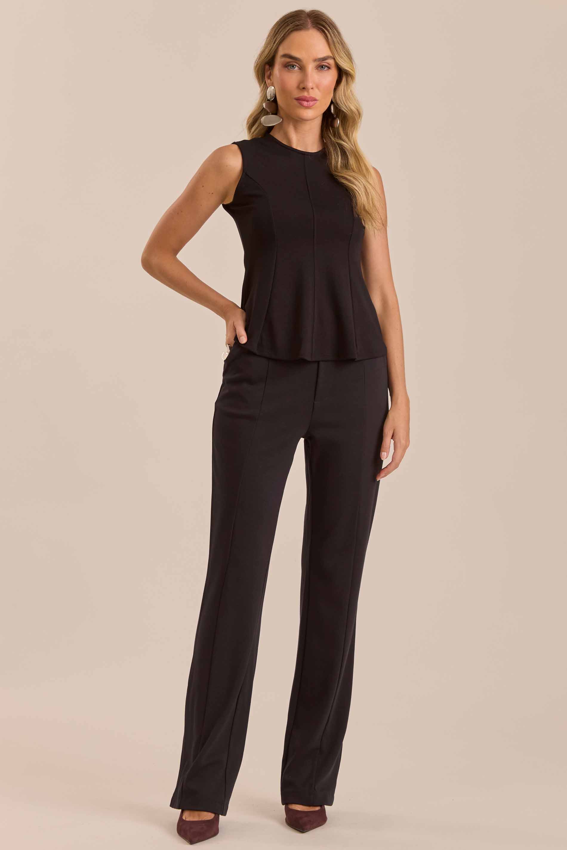 Blusa Retrô Glam em Malha