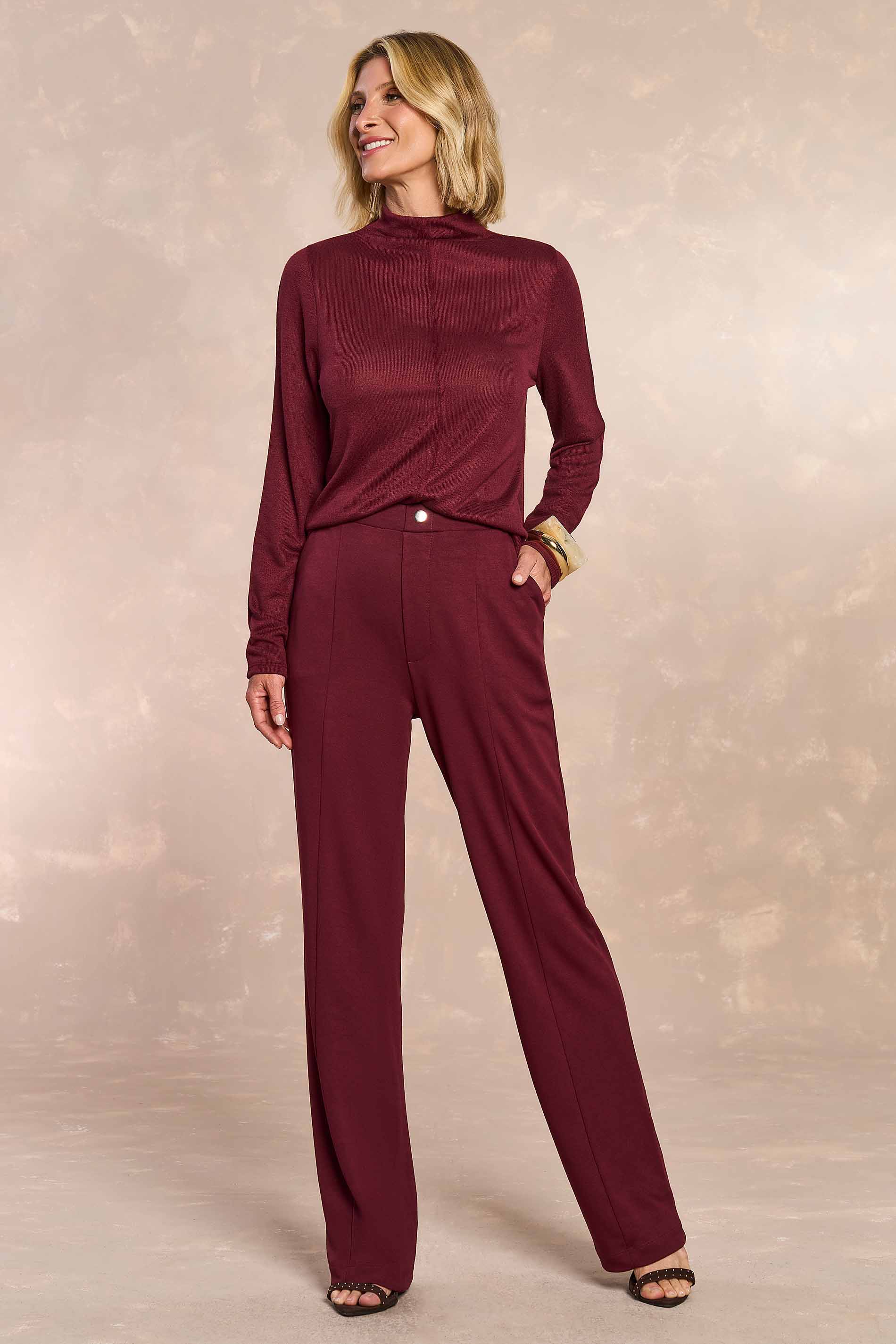 Calça Reta Retrô Glam