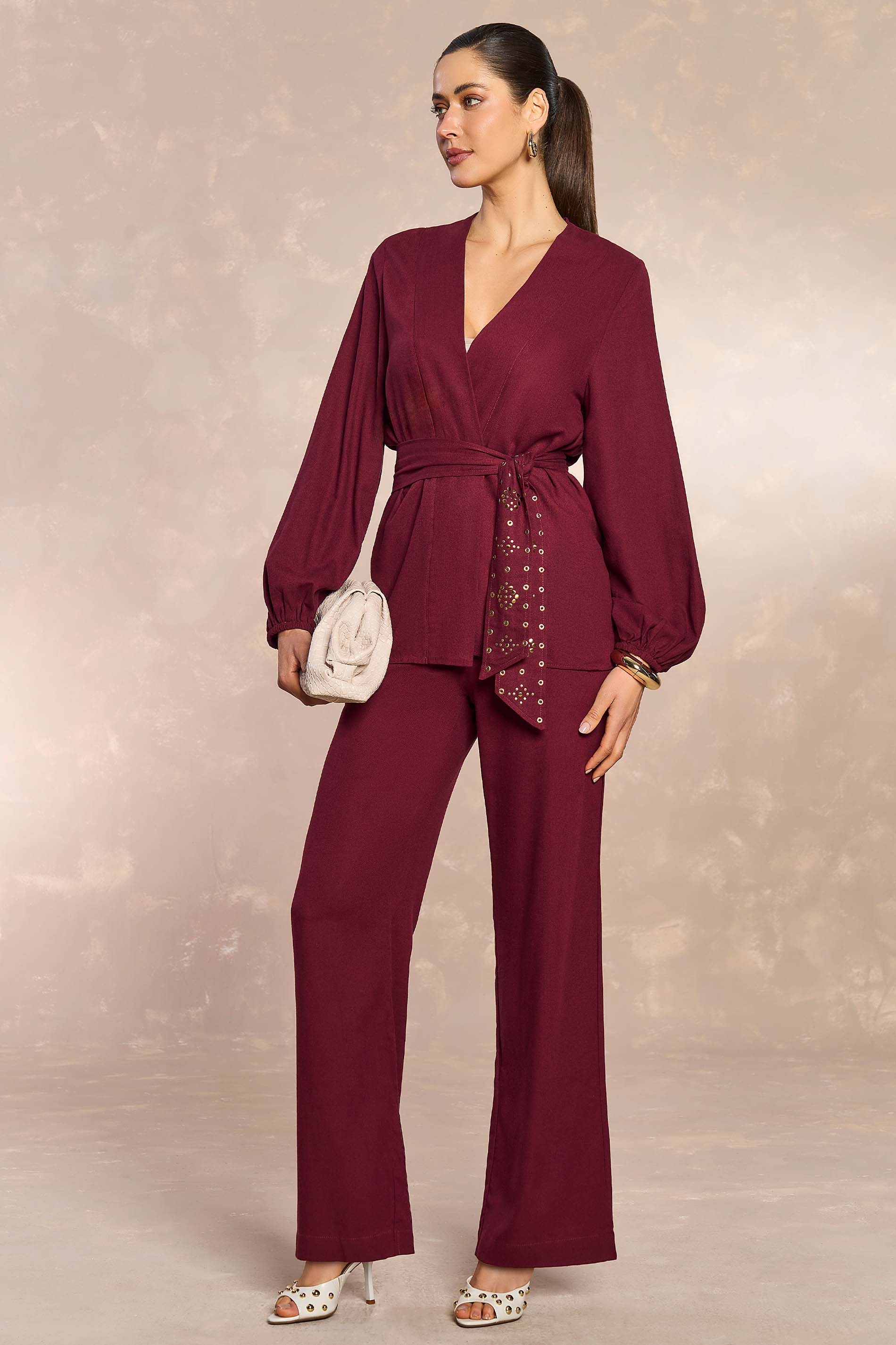 Kimono Jardim Decor em Plano Linen