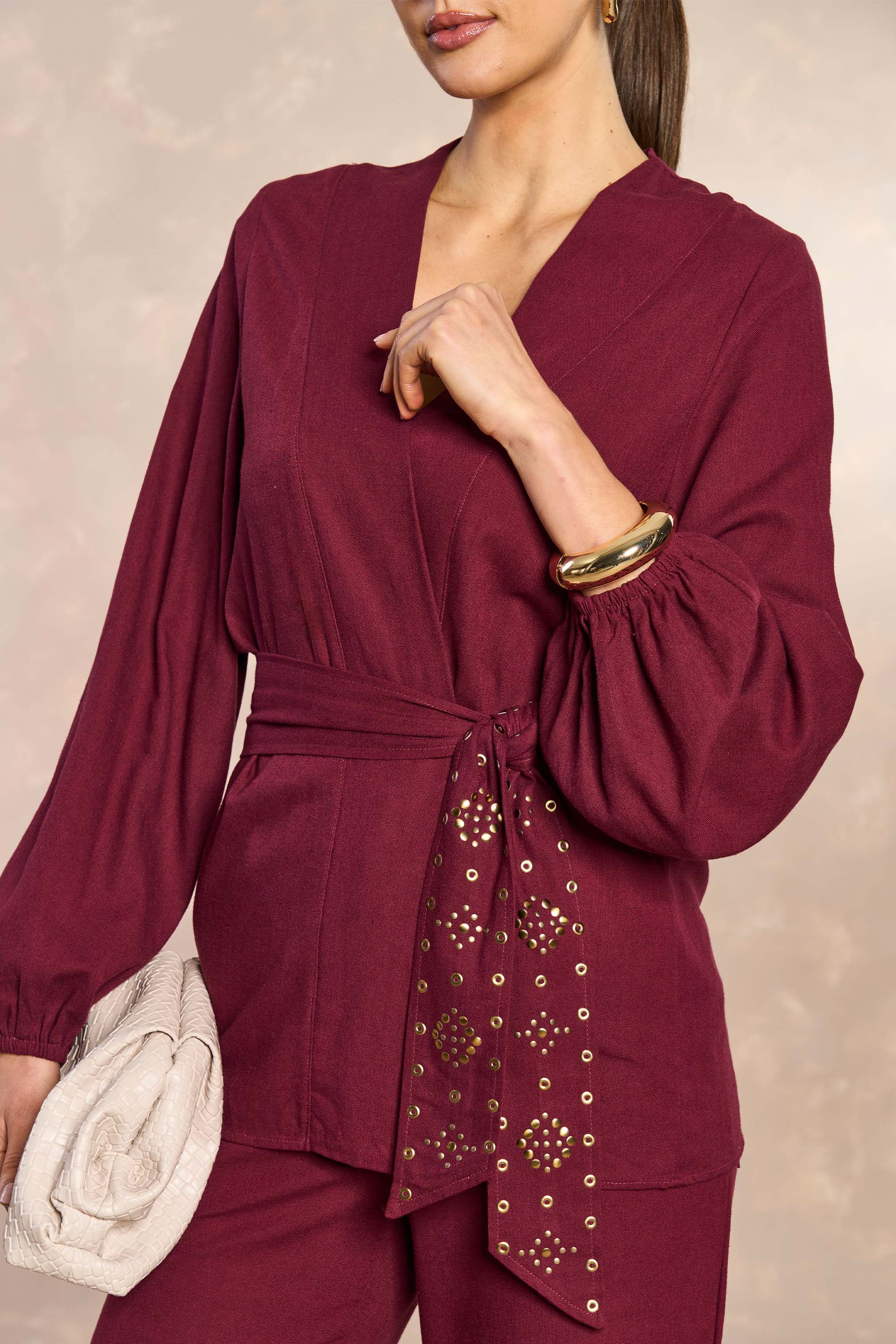 Kimono Jardim Decor em Plano Linen