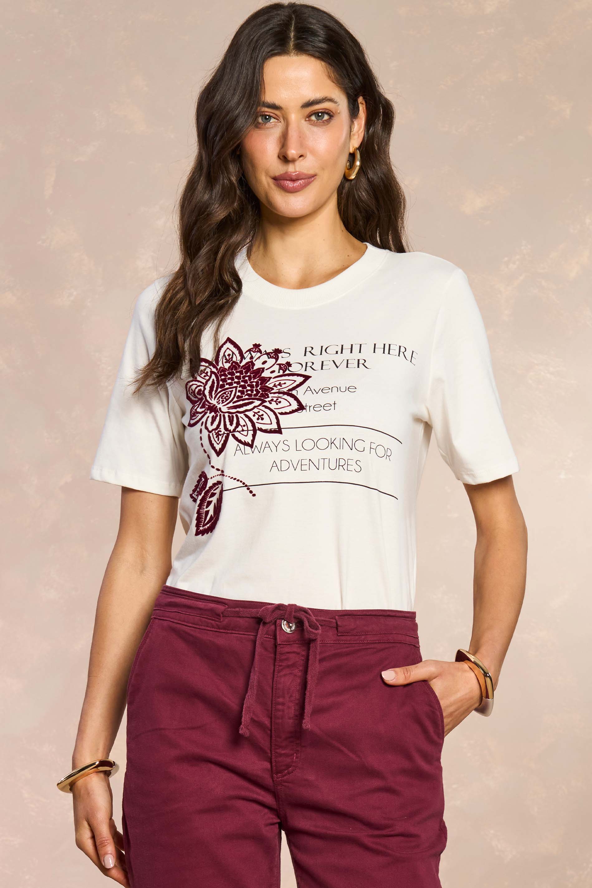 T-shirt Jardim Decor Estampada