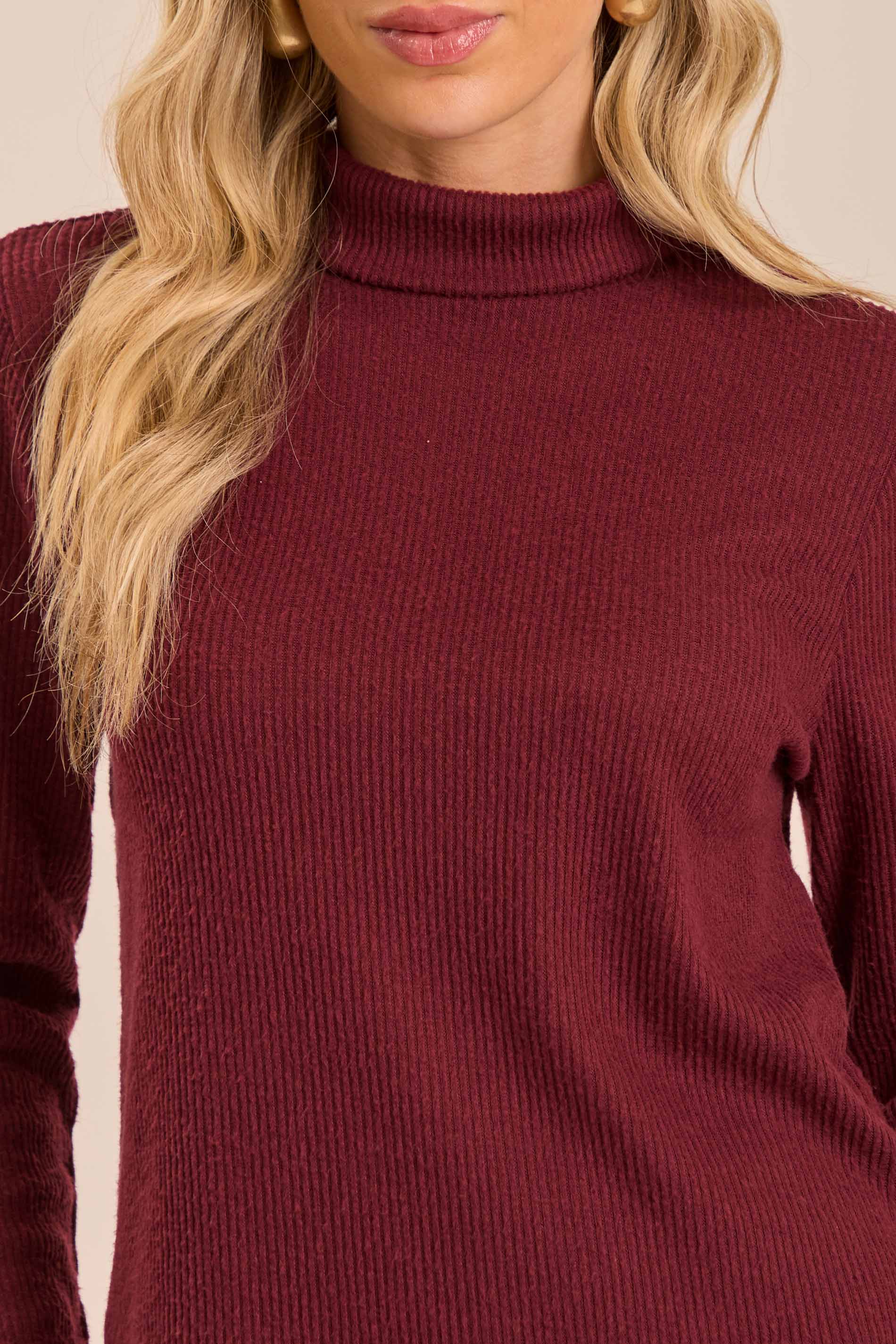Blusa Cozy Winter em Tricot