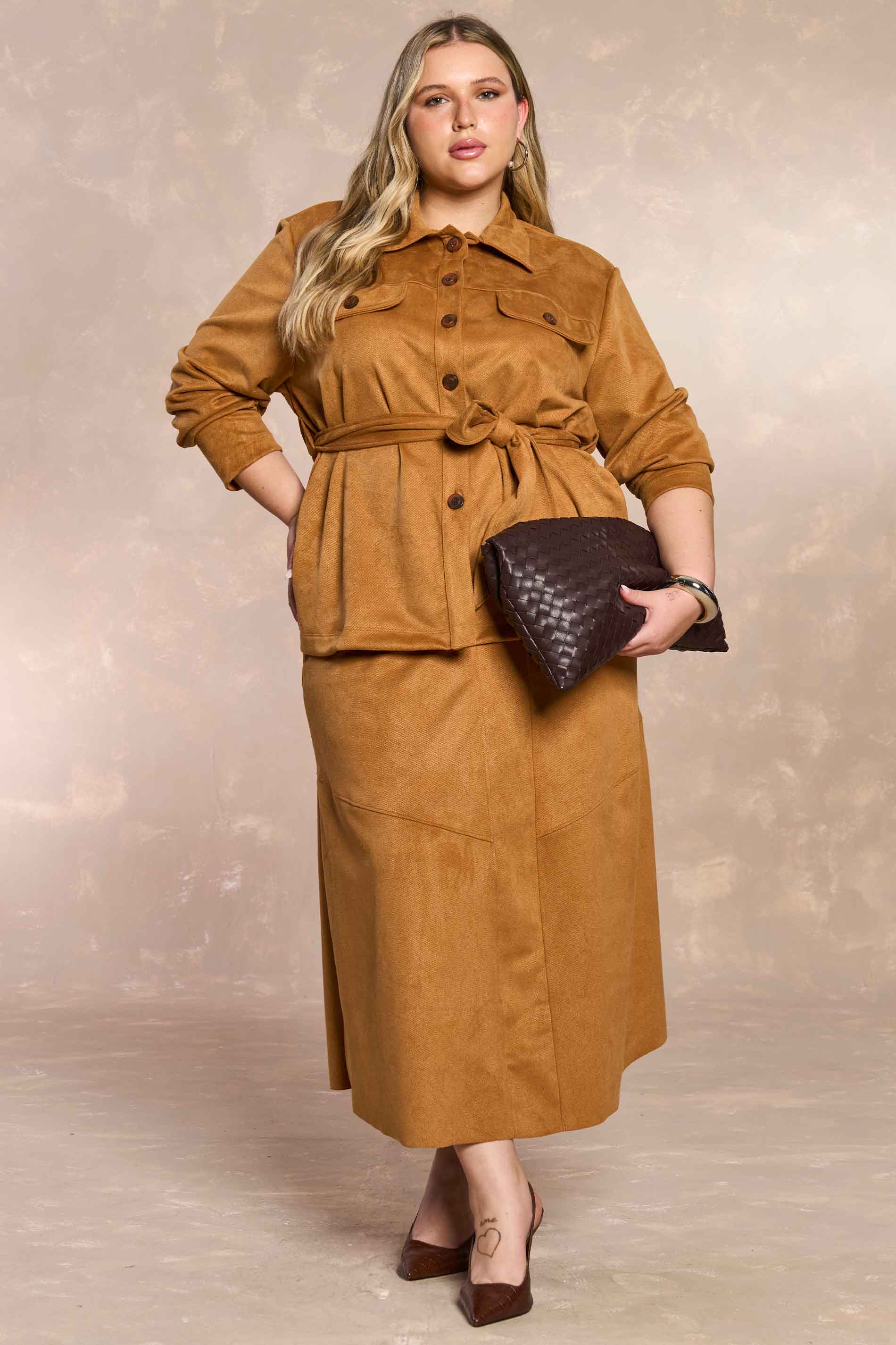 Jaqueta Cozy Winter em Suede