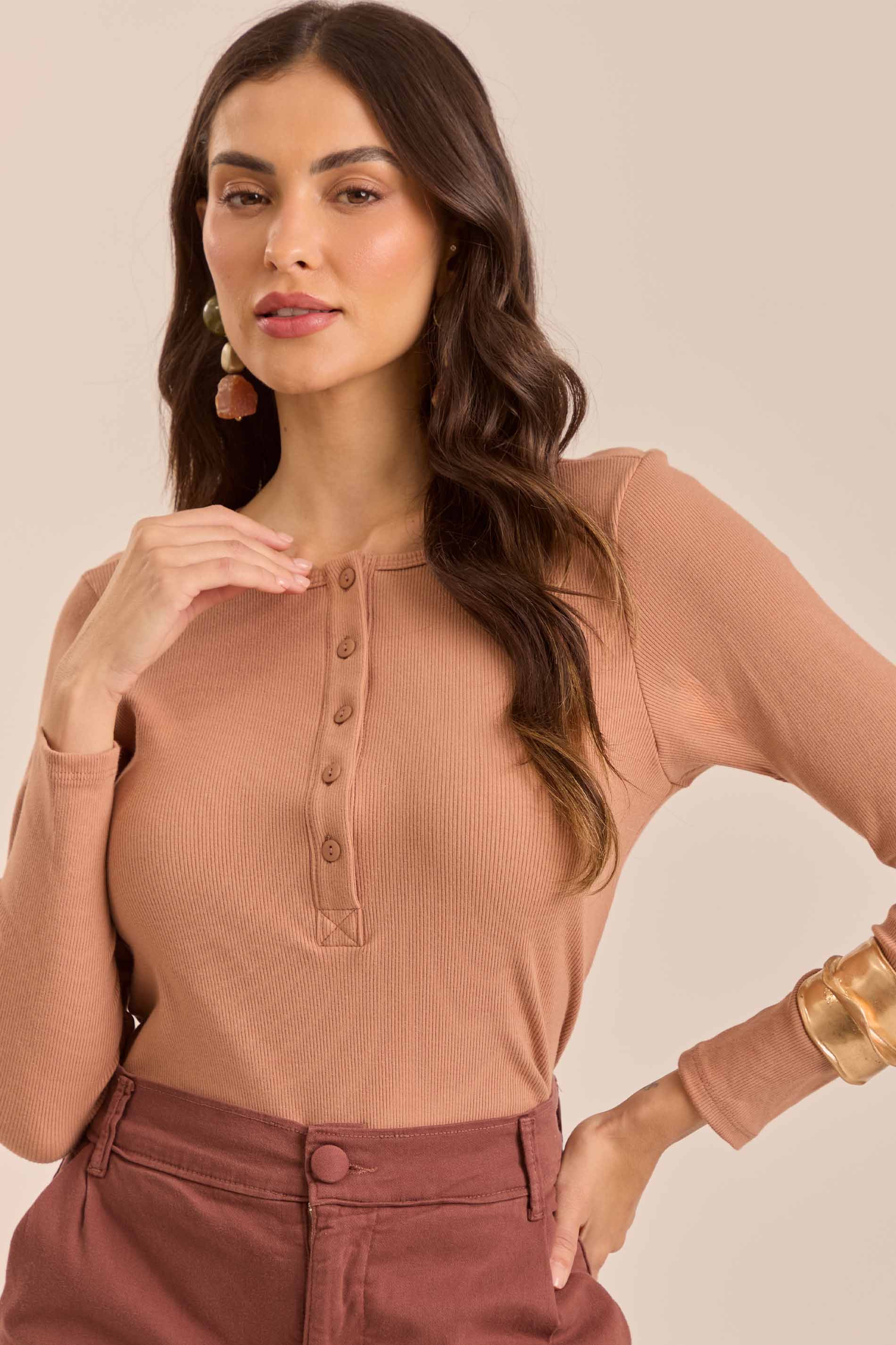 Blusa Cozy Winter em Ribana