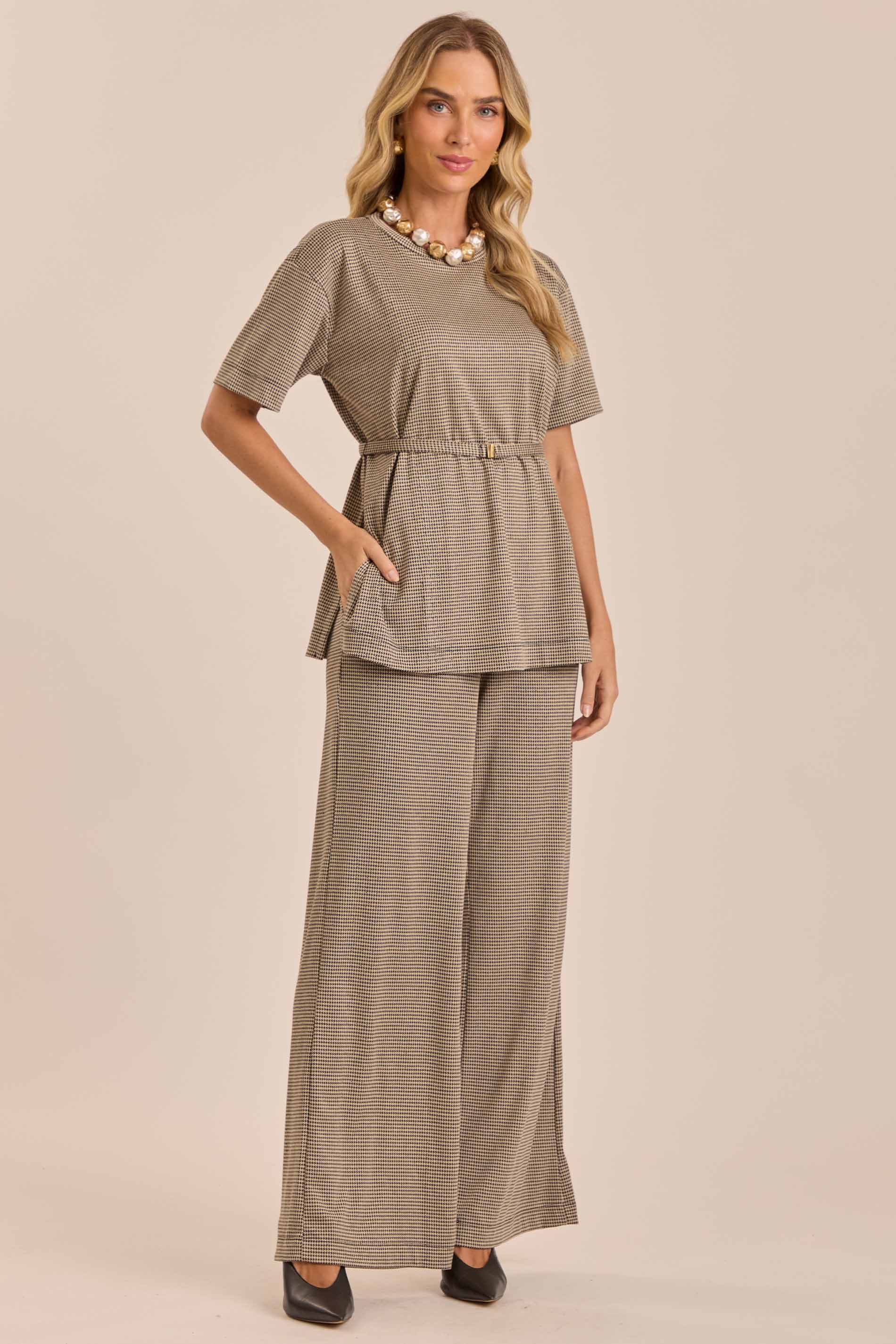 Blusa Jardim Boho em Jacquard Pied Pool