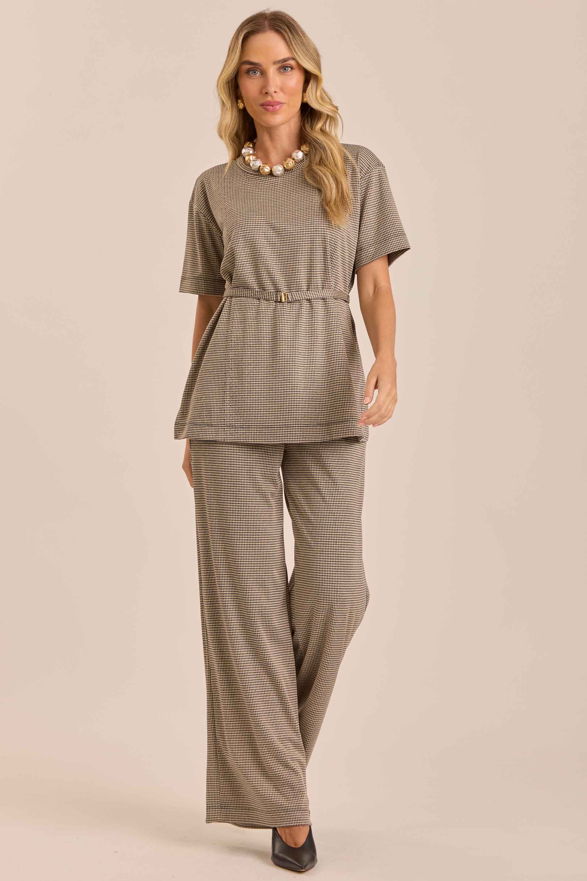 Blusa Jardim Boho em Jacquard Pied Pool