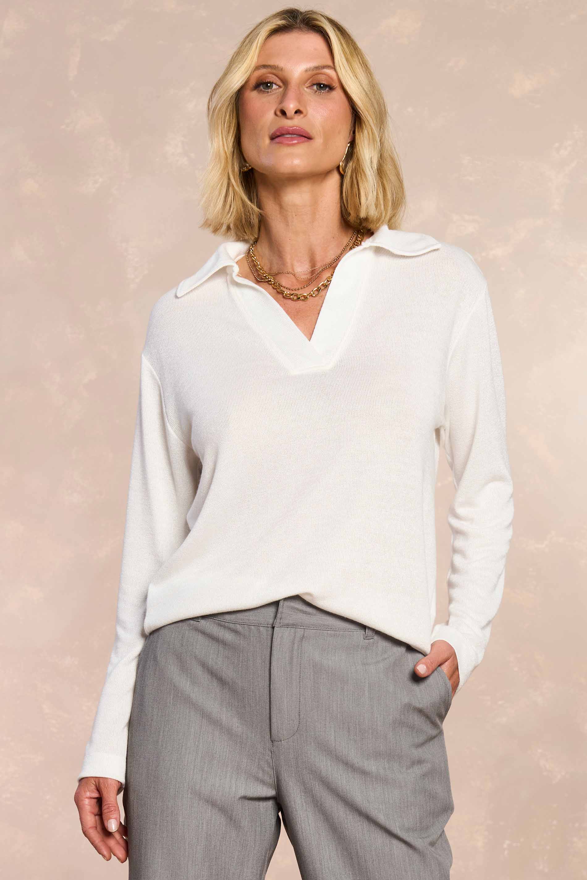 Blusão Jardim Decor em Tricot