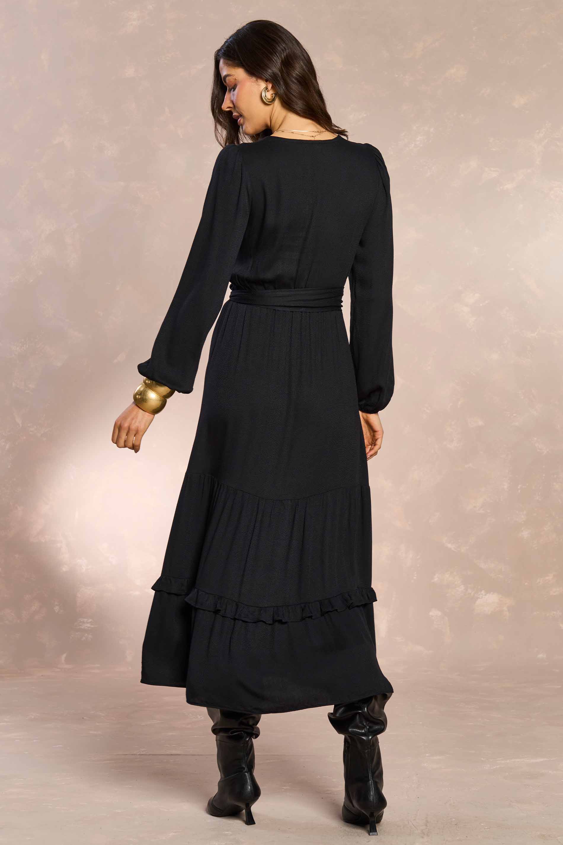 Vestido Longo Jardim Boho em Poá