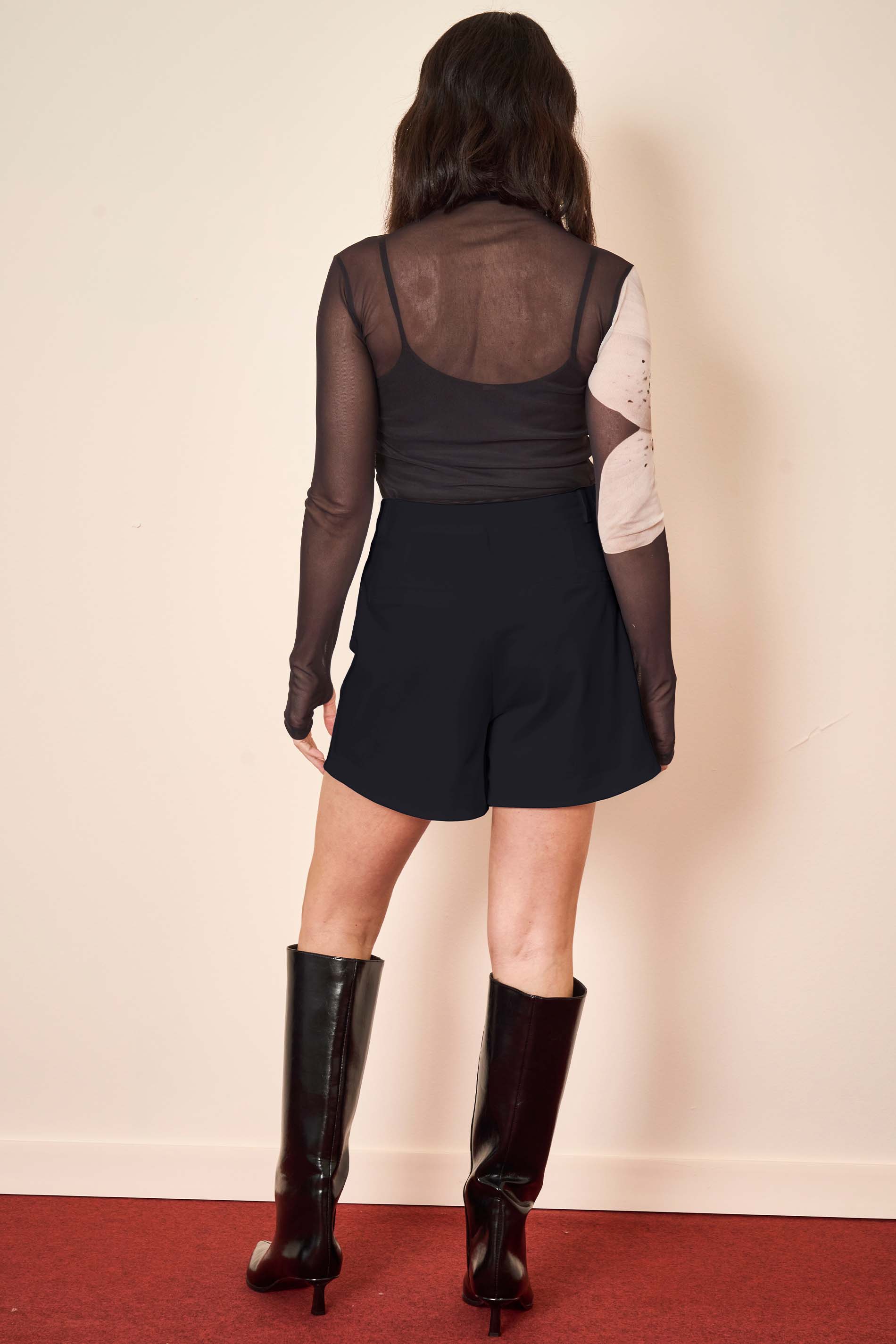 Shorts Wild Orchid em Alfaiataria