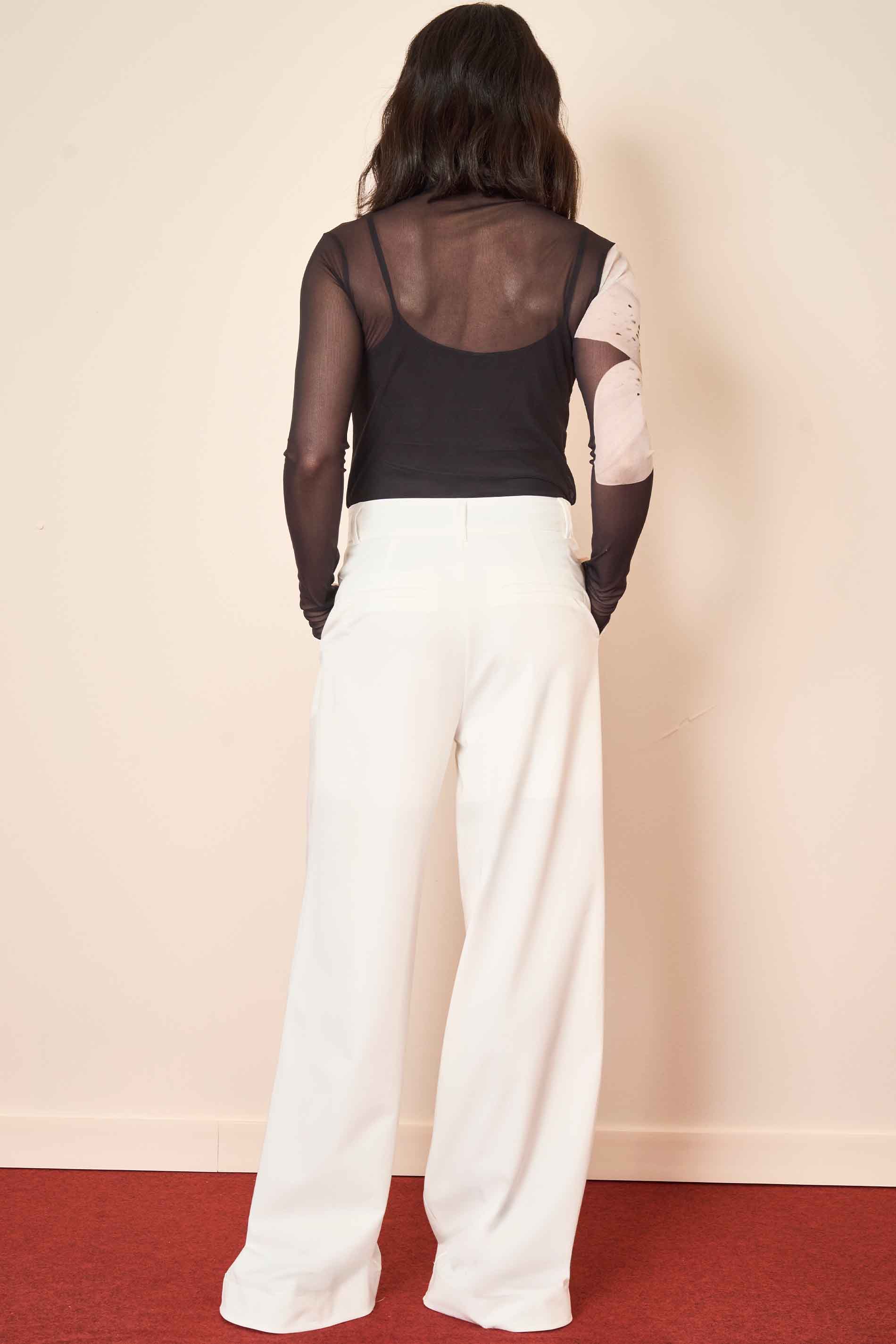 Calça Wild Orchid Wide Leg em Alfaiataria