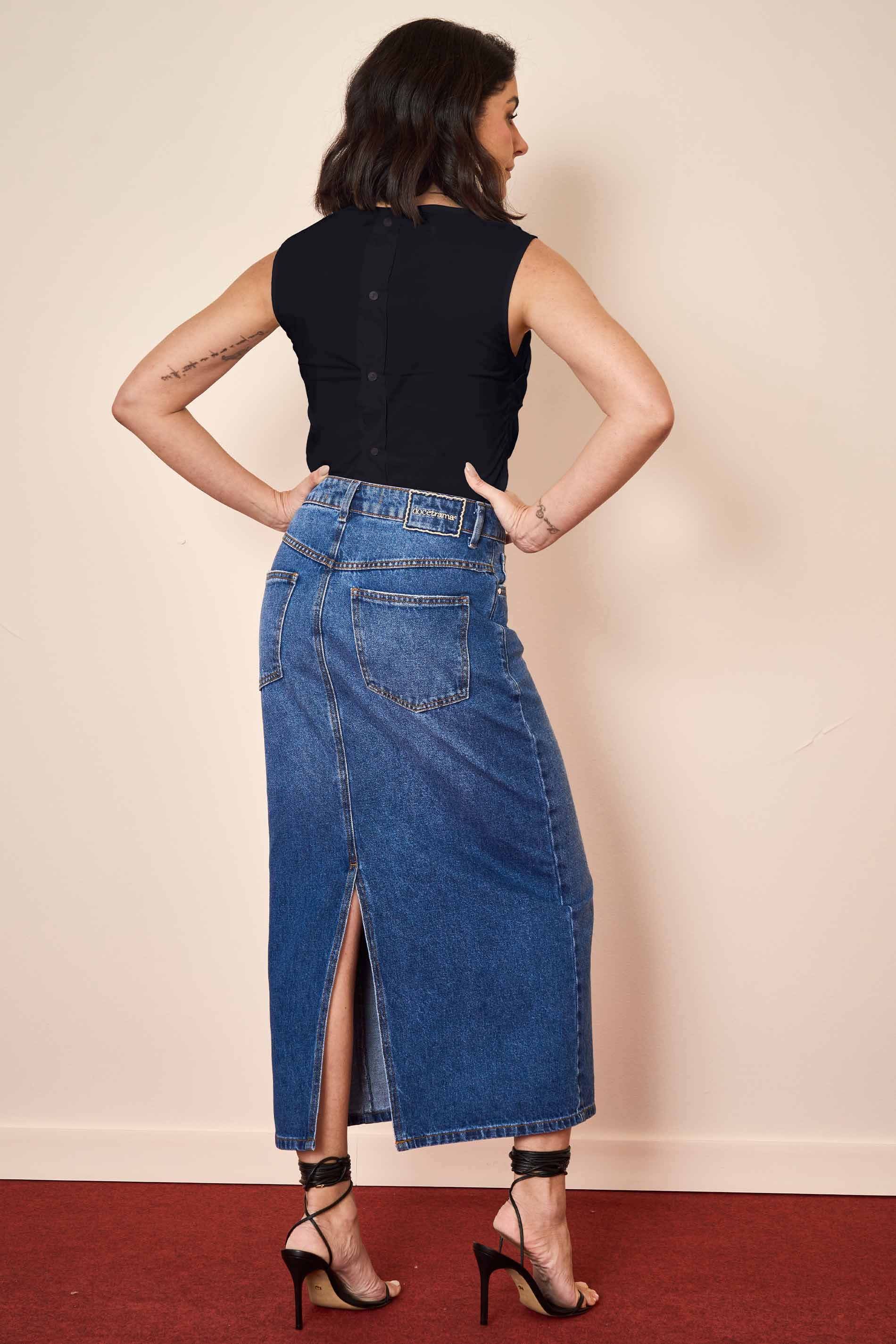 Blusa Wild Orchid em Tricoline