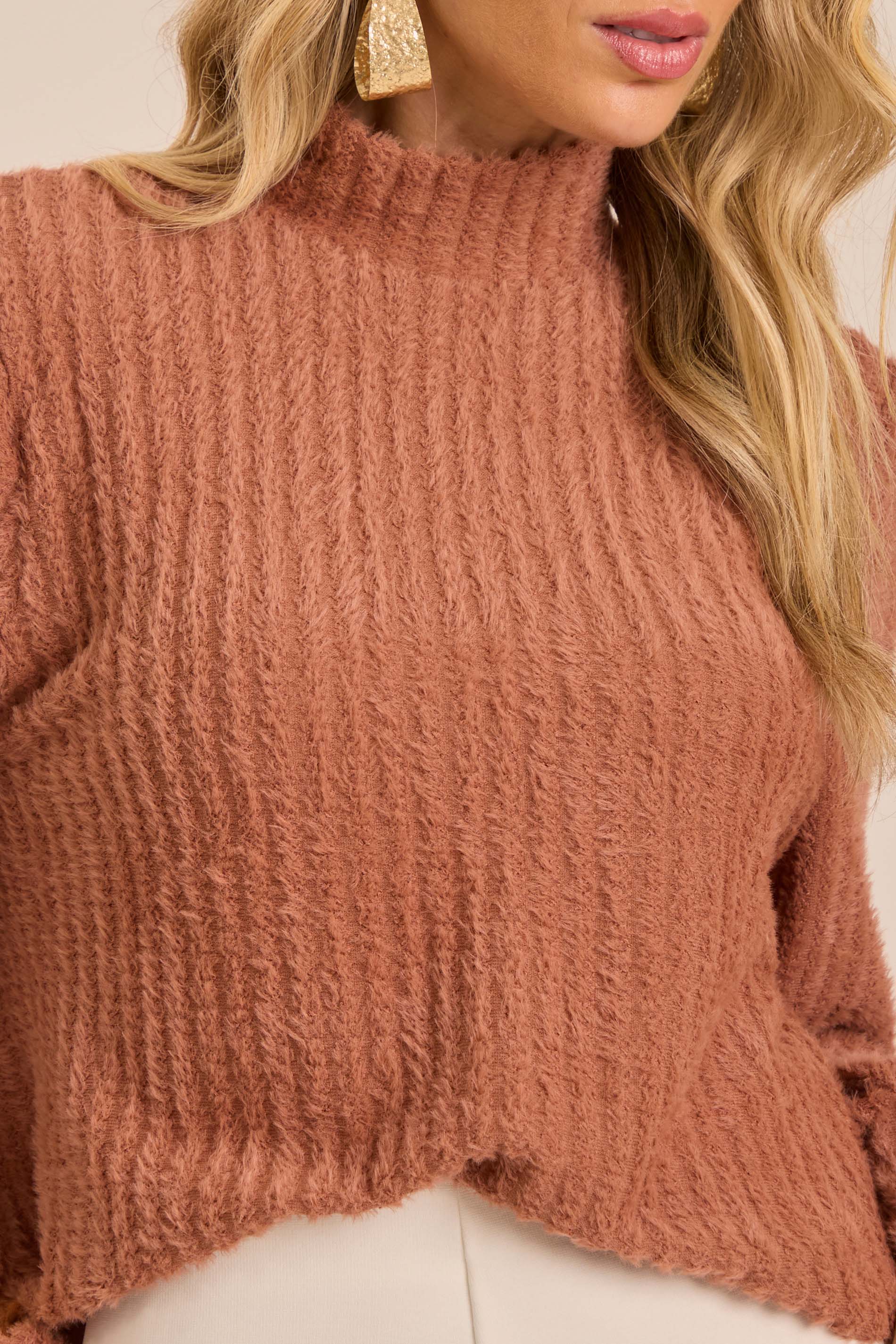 Suéter Ethnic Blur em Tricot