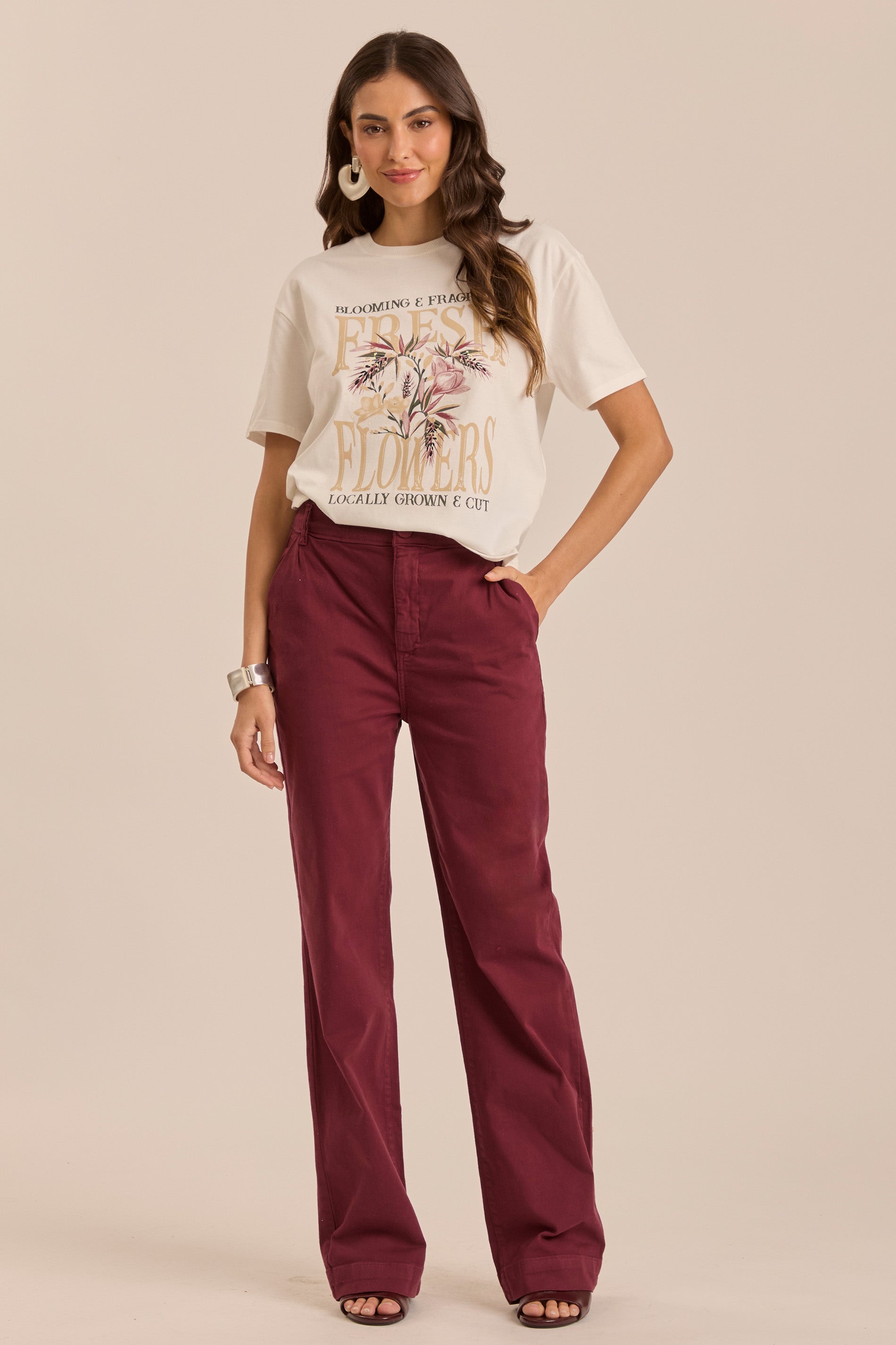 T-shirt Soft Garden em Malha