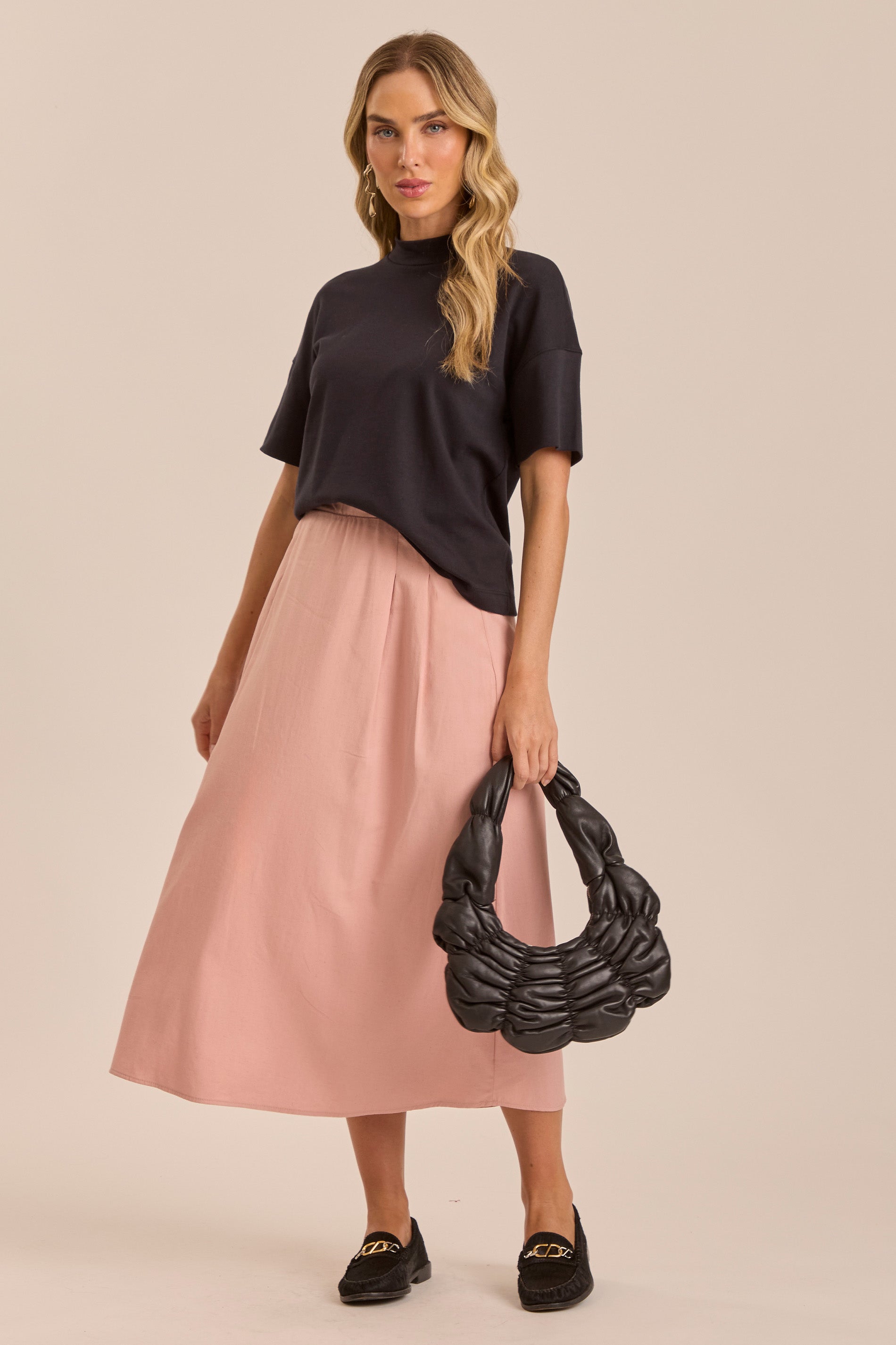 Saia Midi tropical Garden em Viscolinho