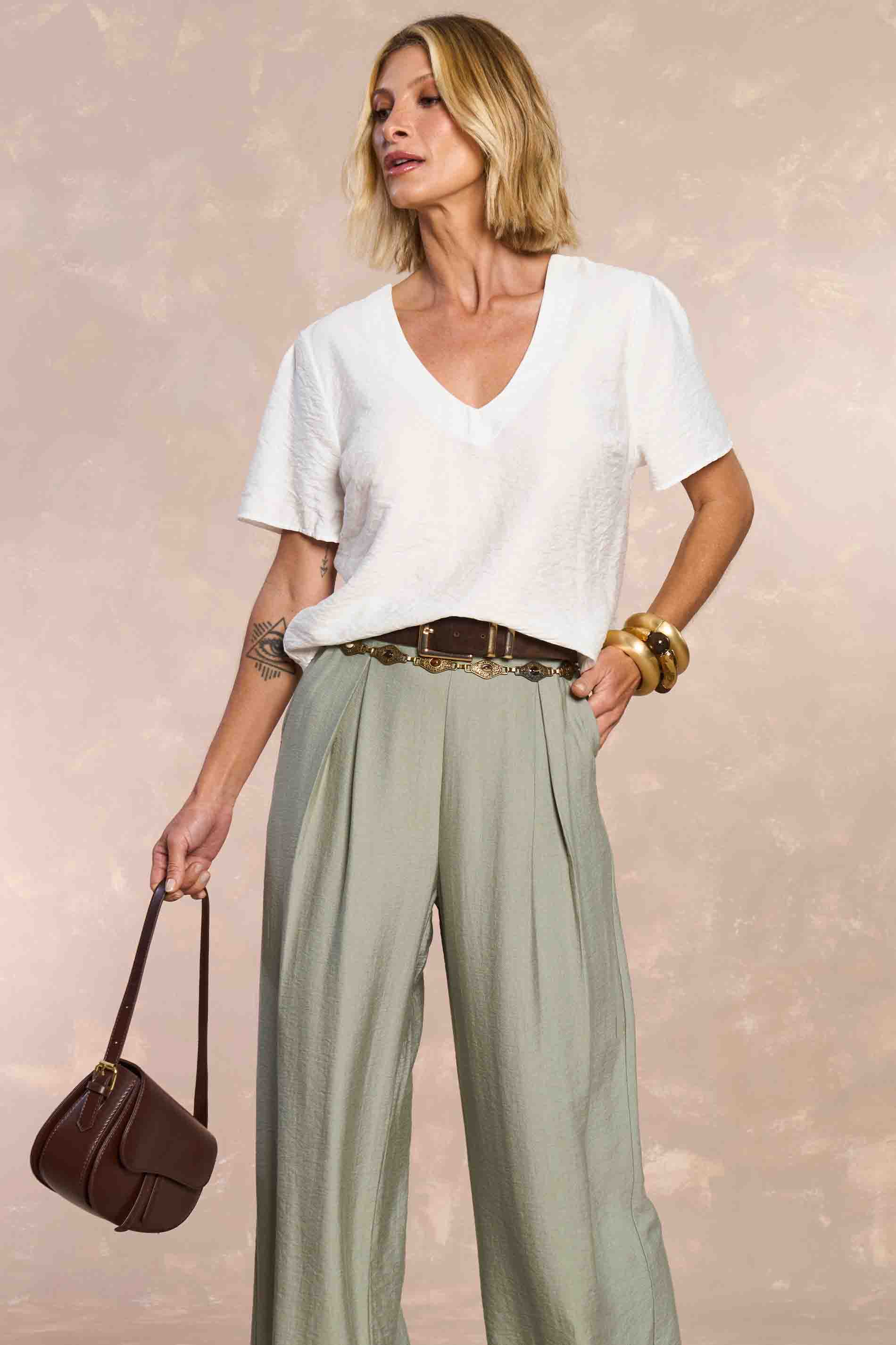 Calça Soft Garden em Viscoflow