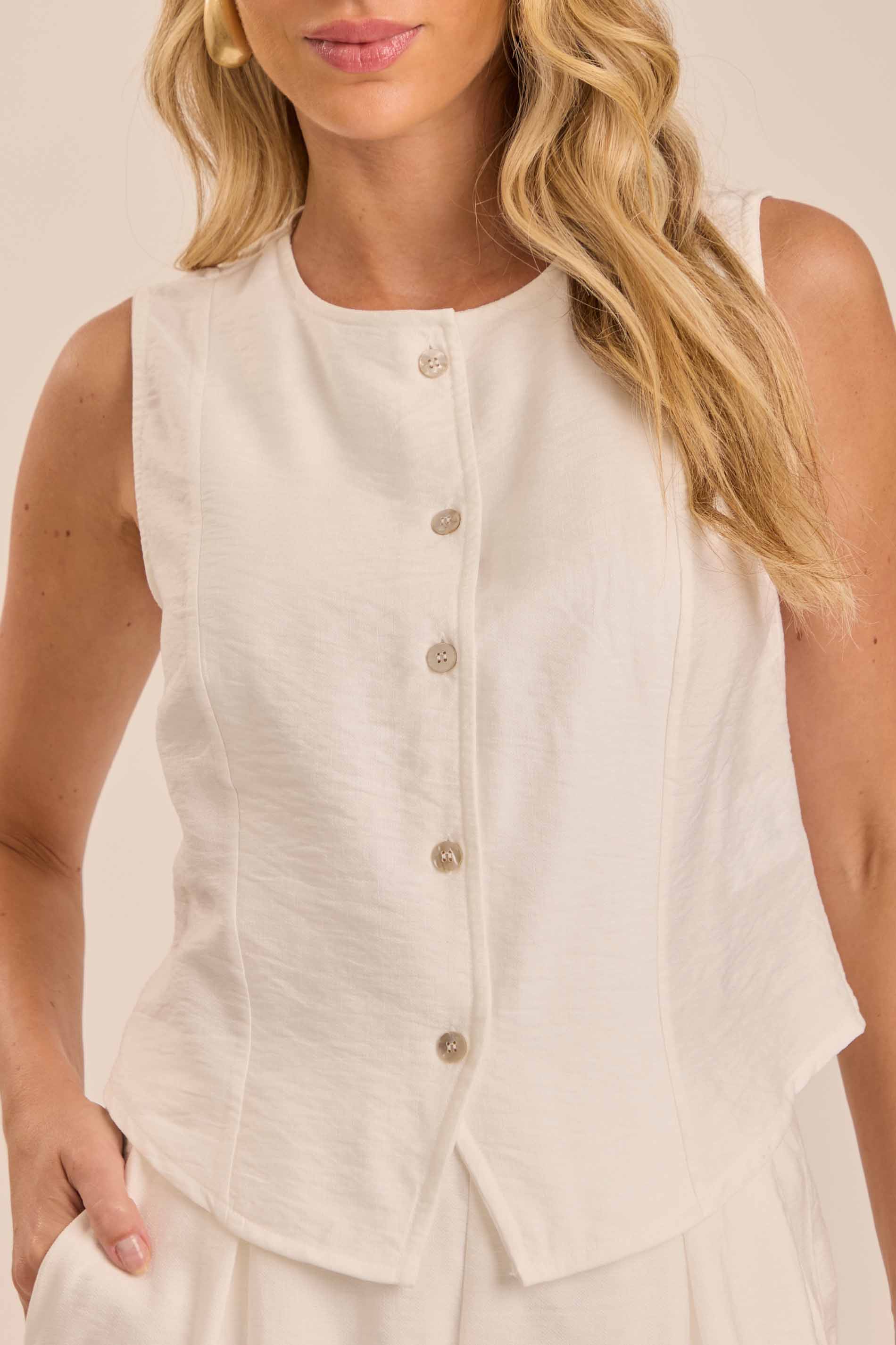 Colete Soft Garden em Viscoflow