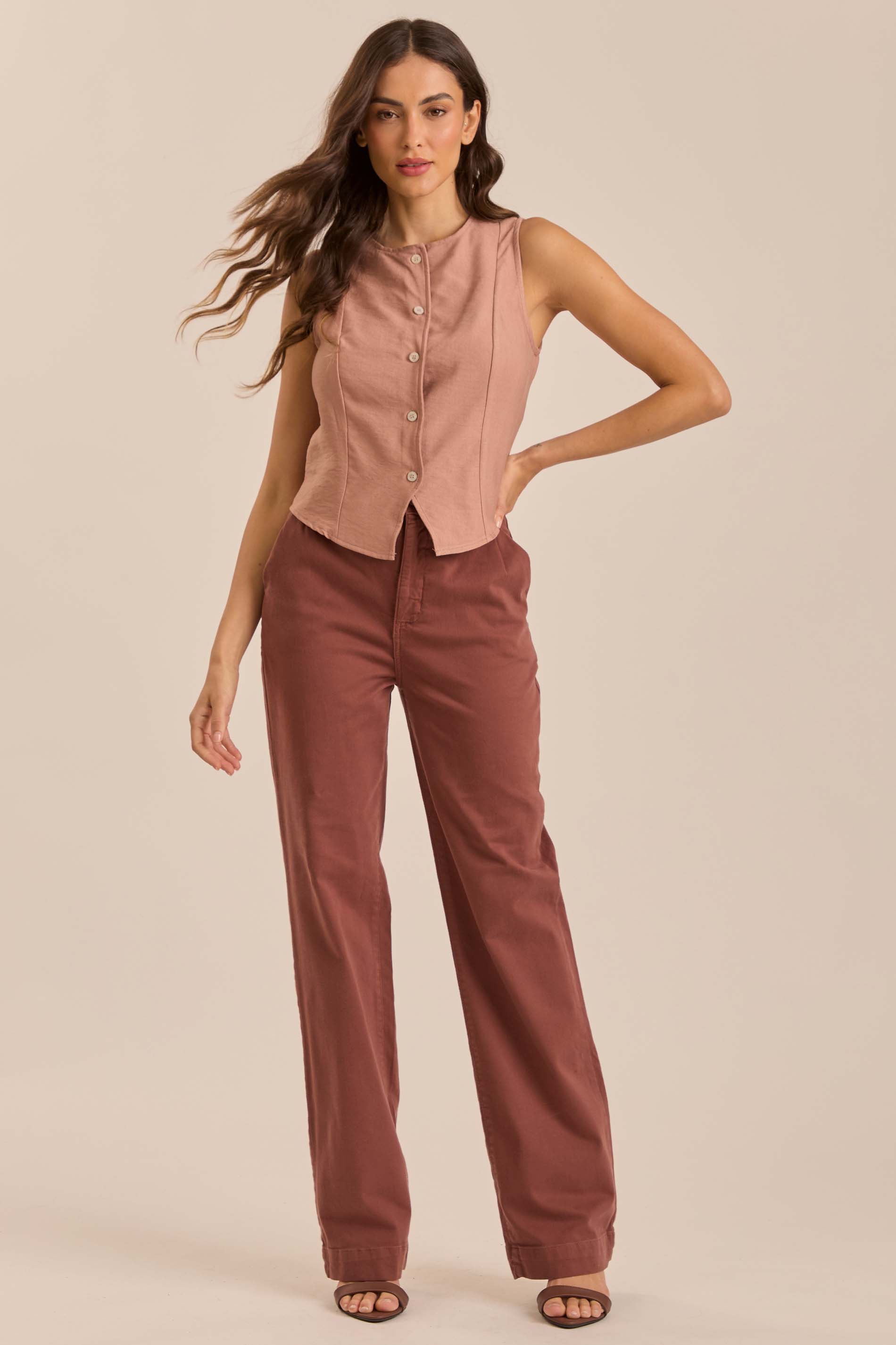 Colete Soft Garden em Viscoflow