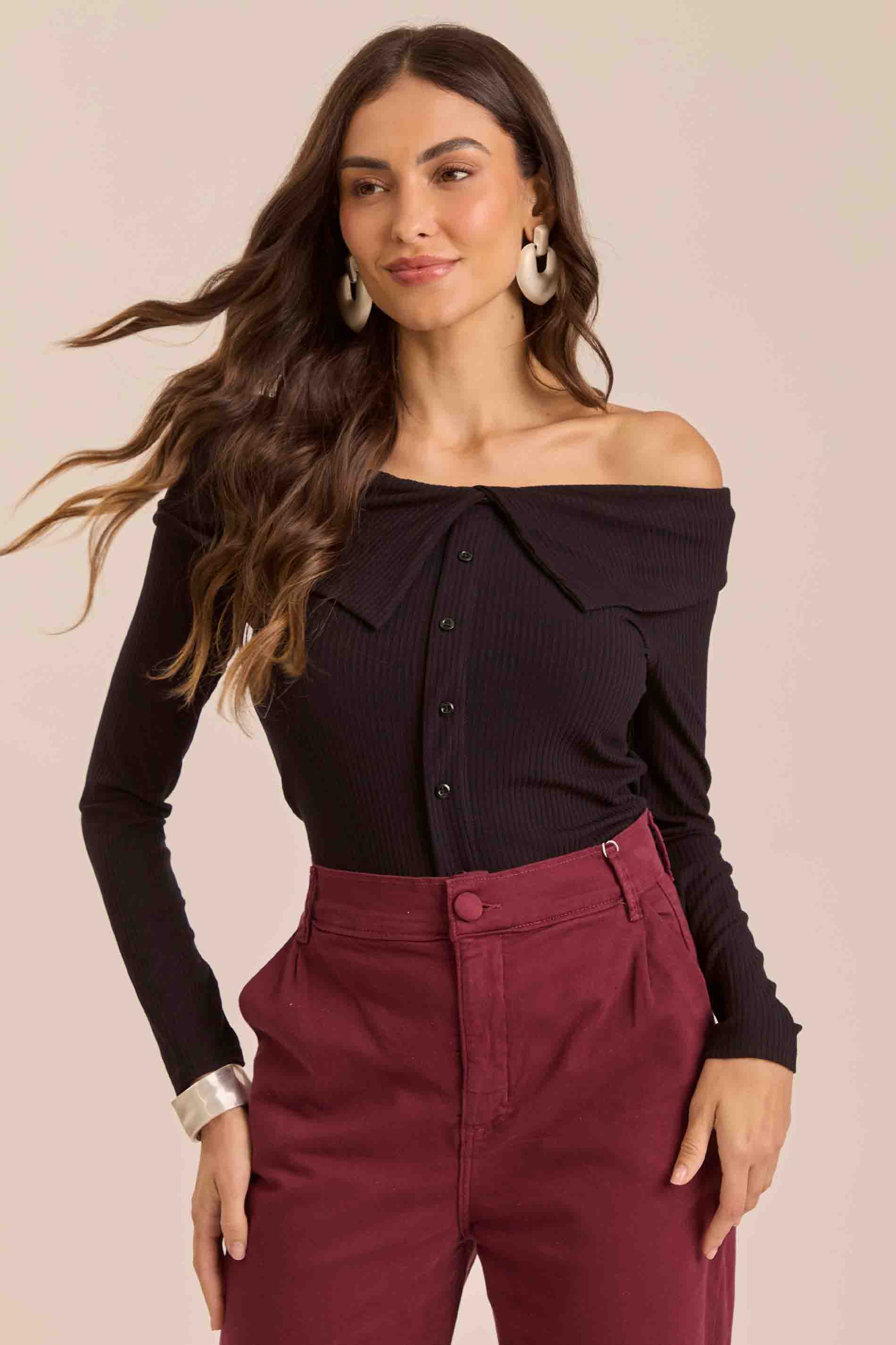 Blusa Soft Gardem em Ribana