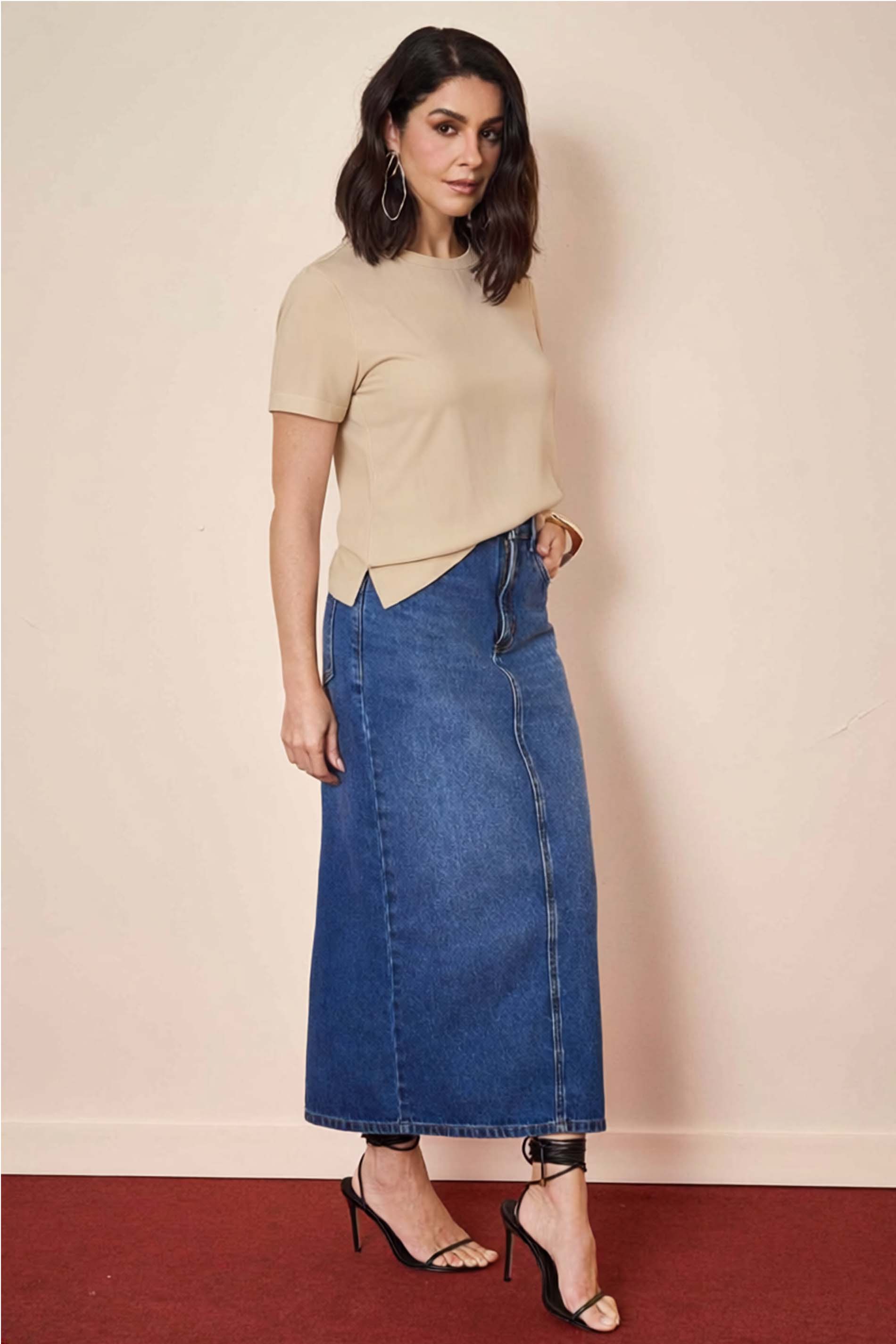 T-shirt Wild Orchid em Malha