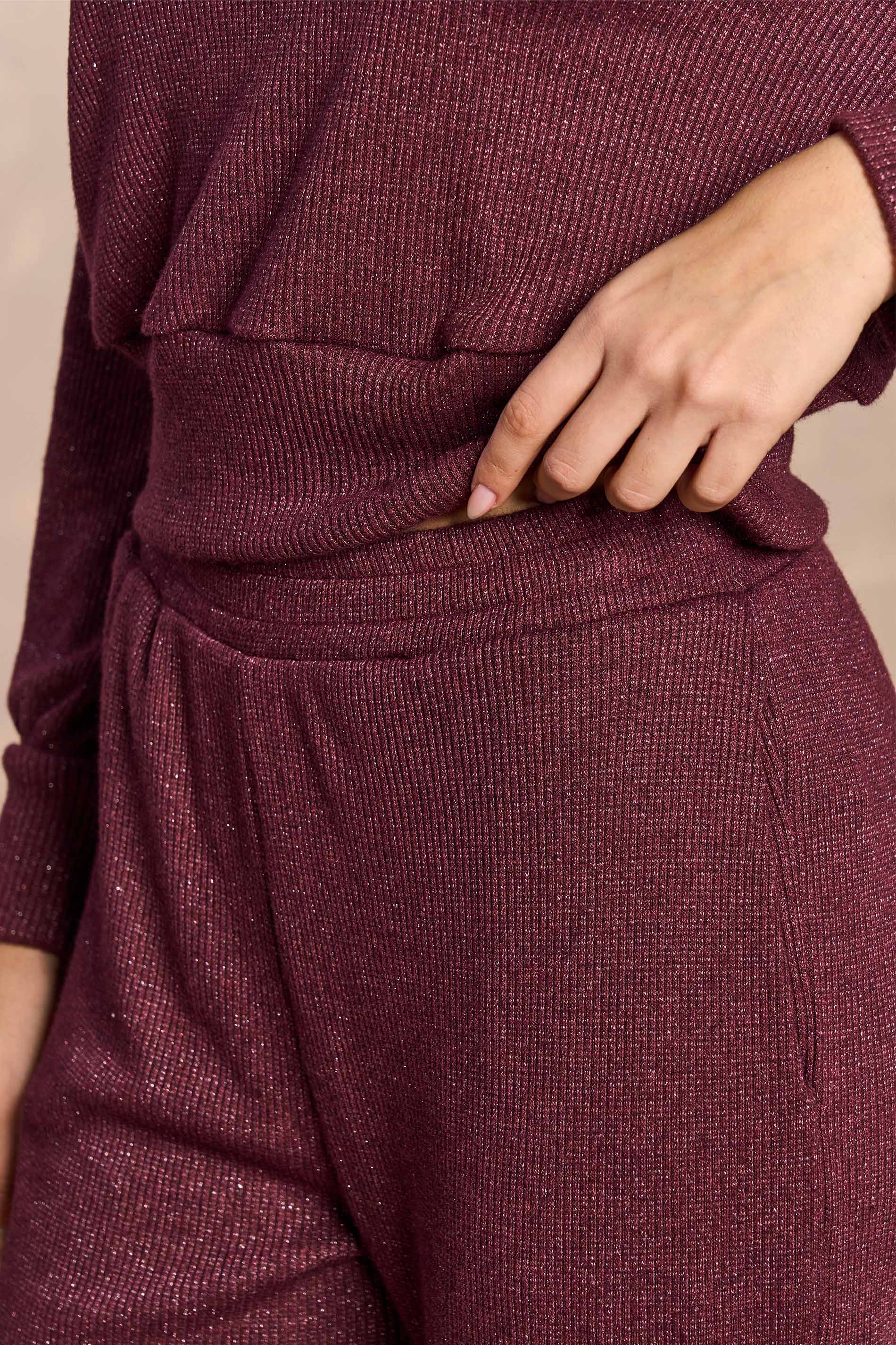Calça Jogger Cozy Whinter em Tricot