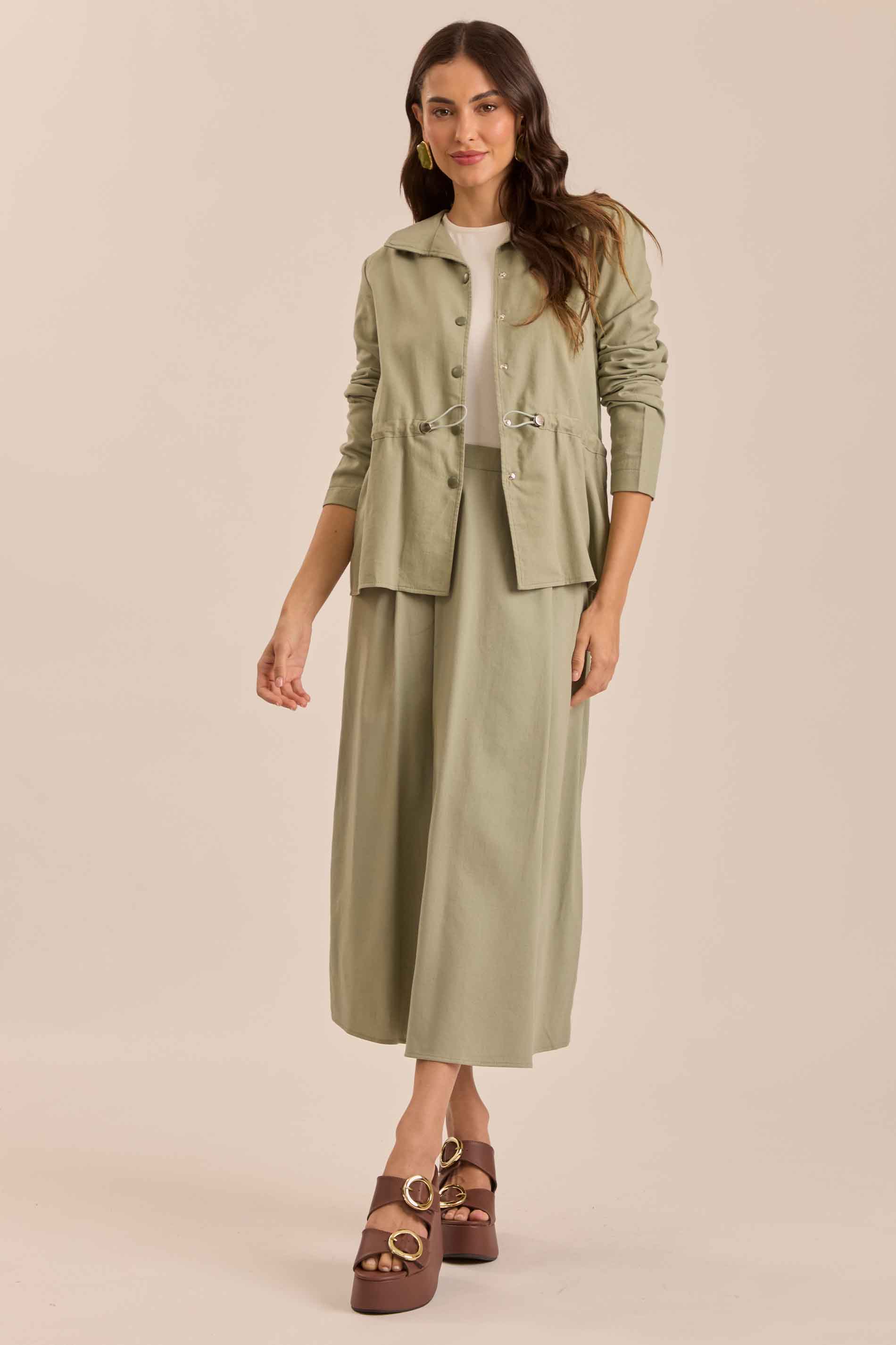 Jaqueta Soft Garden em Linho