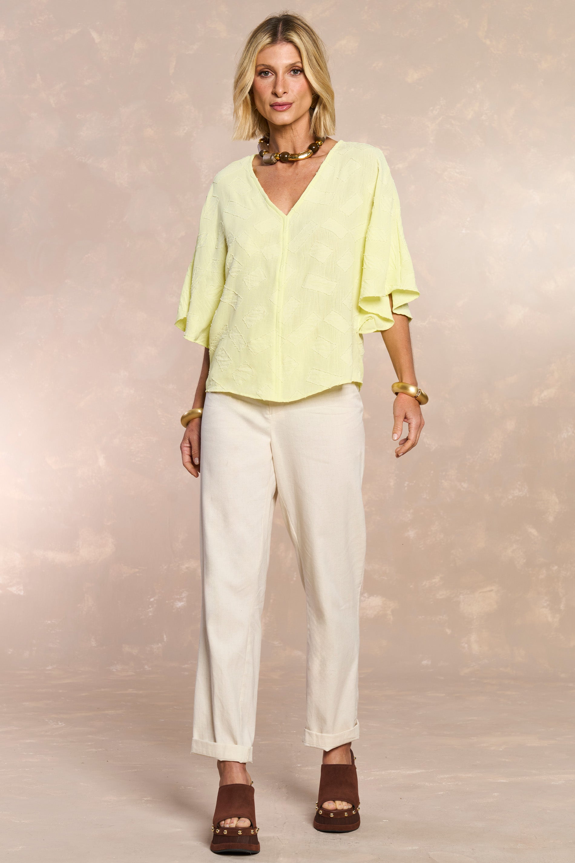 Calça Soft Garden em Linho