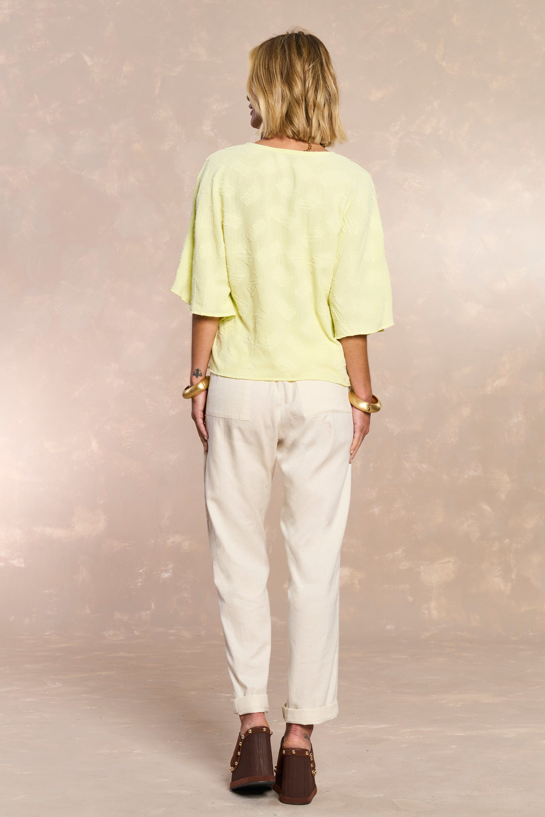 Calça Soft Garden em Linho