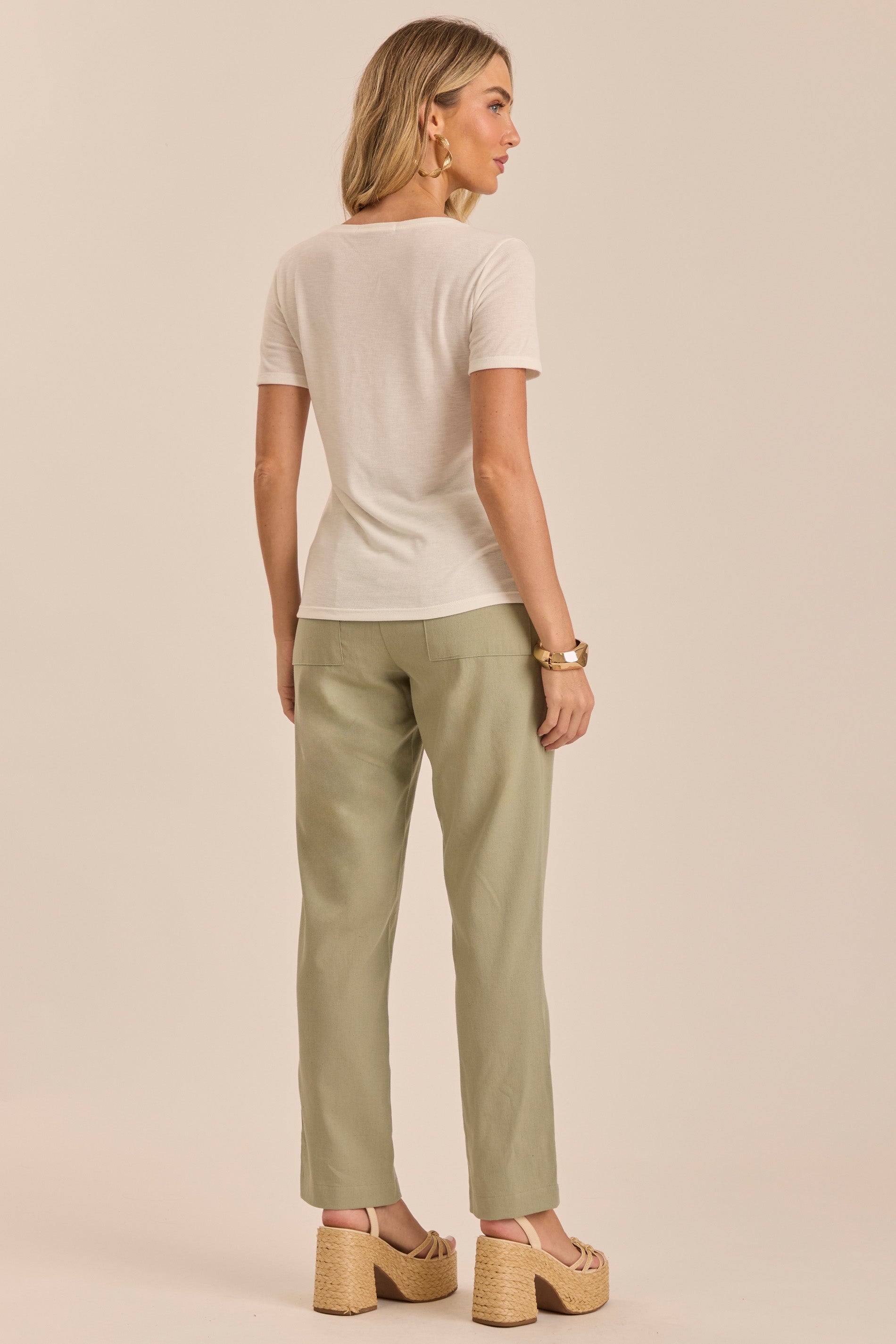 Calça Soft Garden em Linho