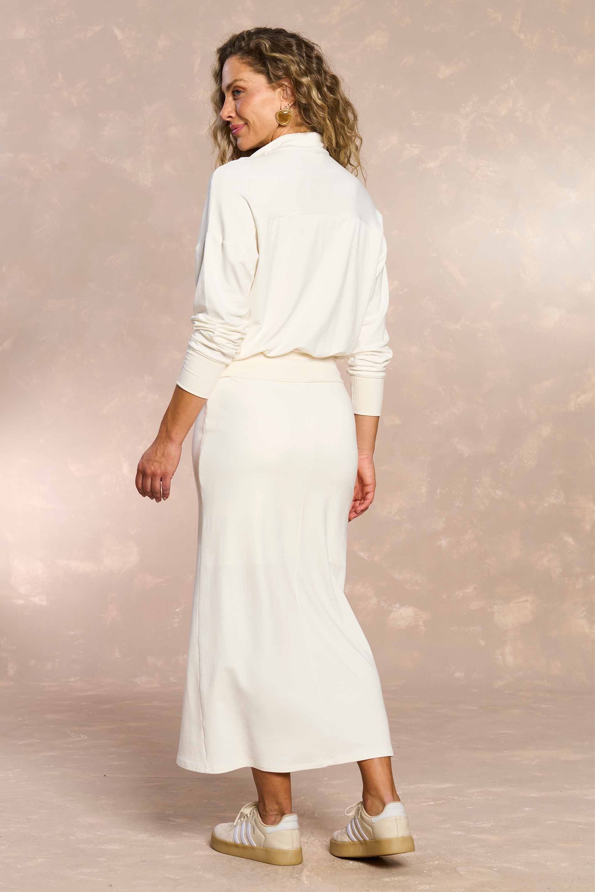 Blusão de Manga Longa Jardim Decor em Moletinho