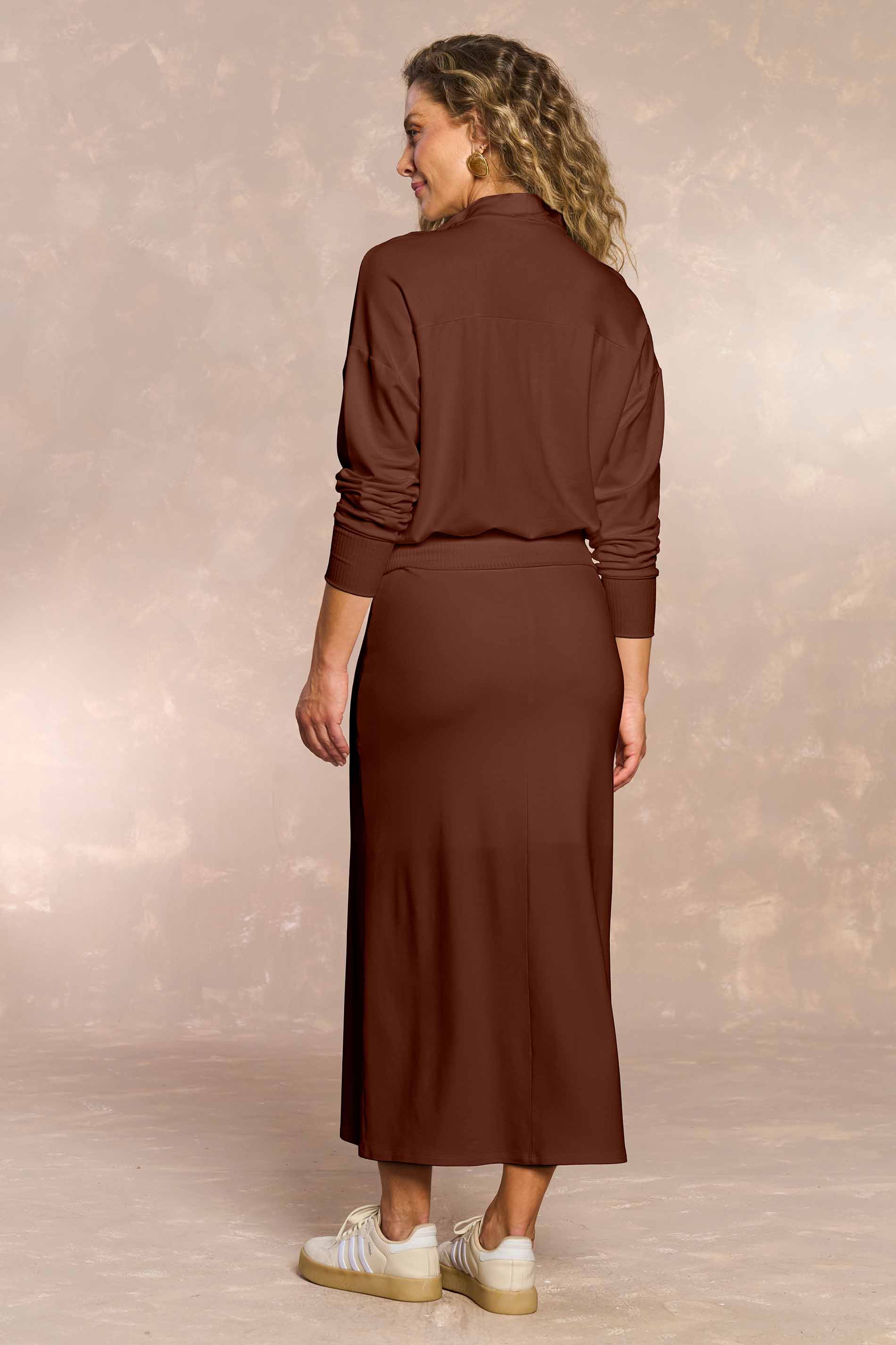 Blusão de Manga Longa Jardim Decor em Moletinho