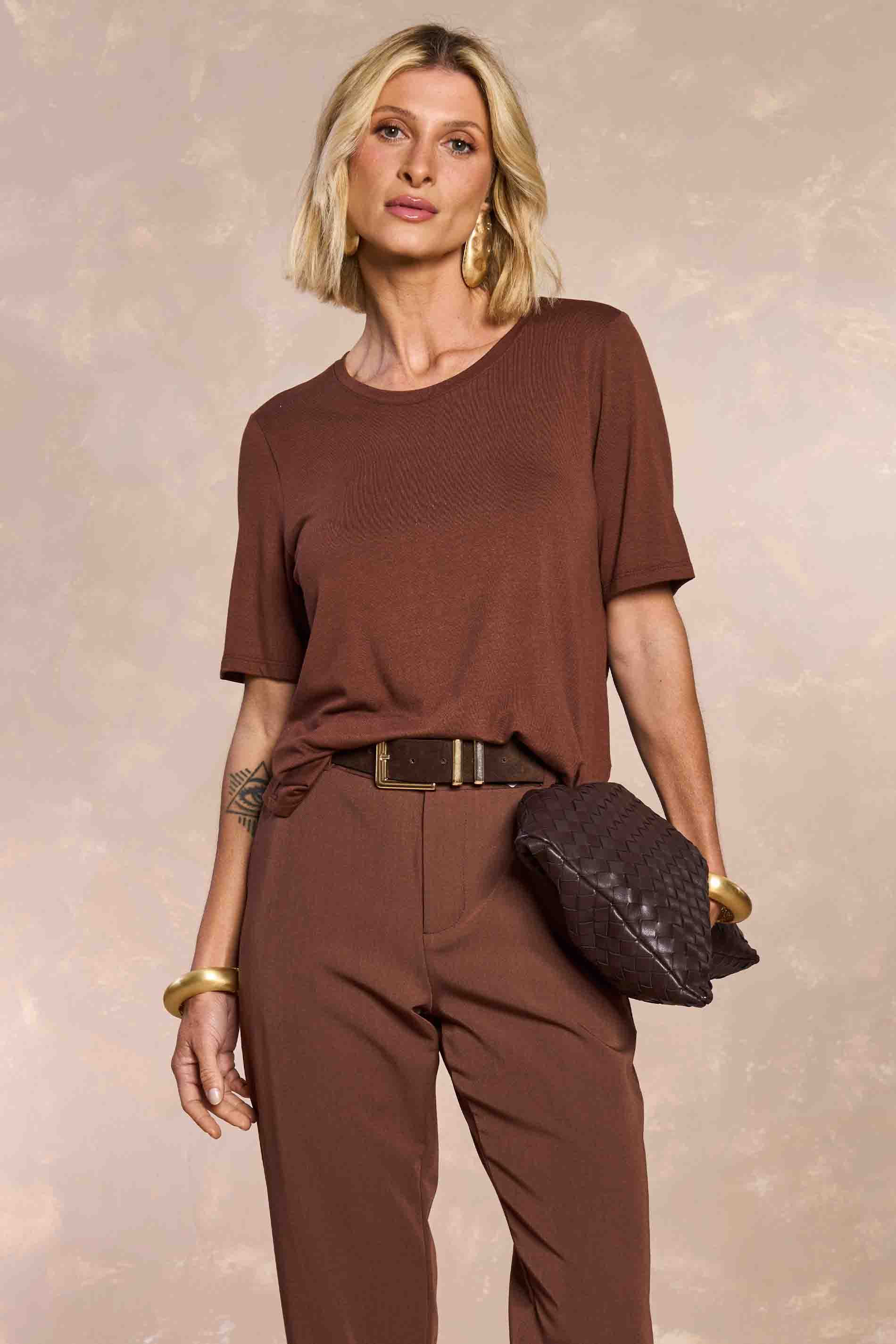 Calça Jardim Boho em Alfaiataria