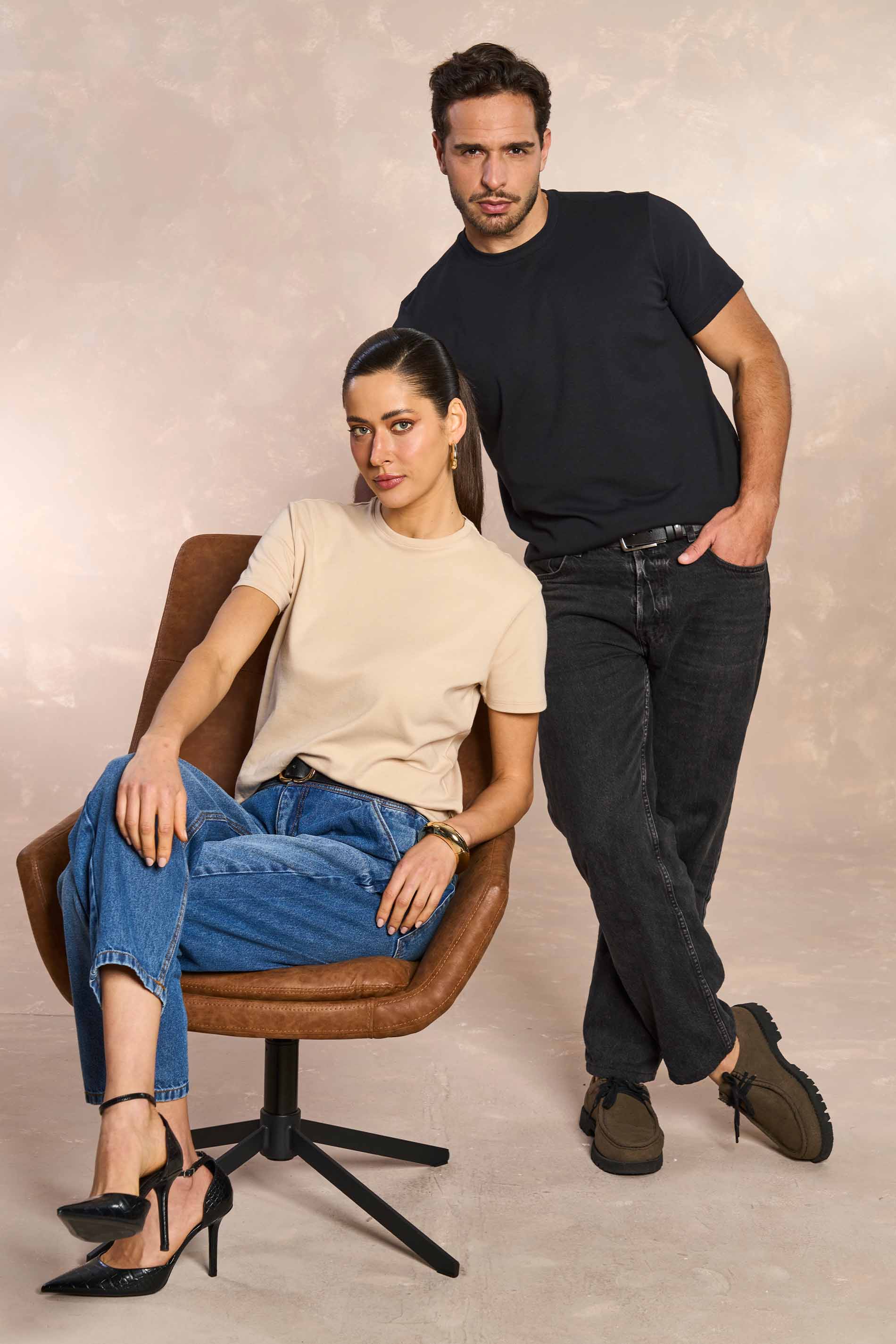 T-shirt em Malha Suedine Premium
