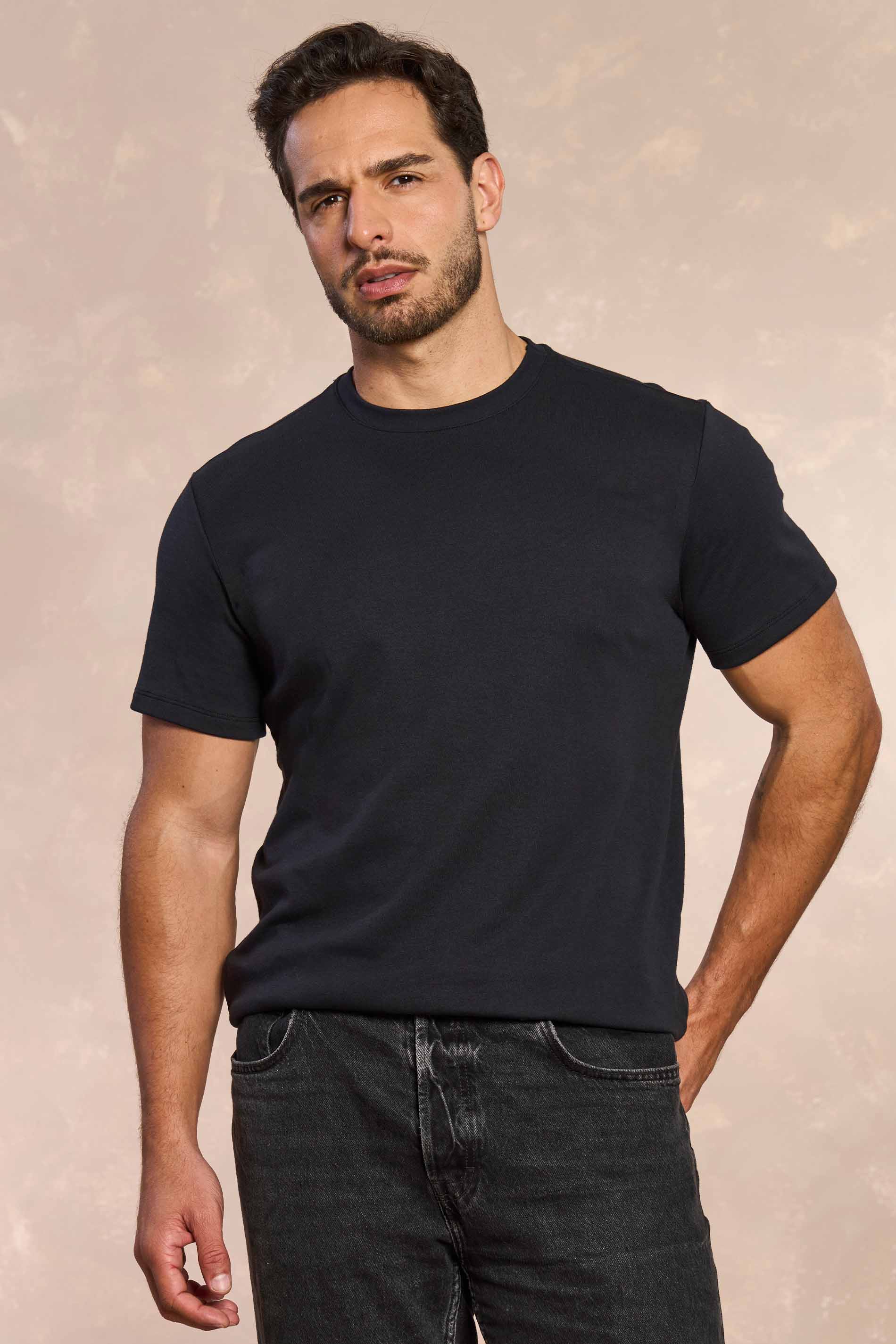 T-shirt Masculina em Malha Suedine Premium
