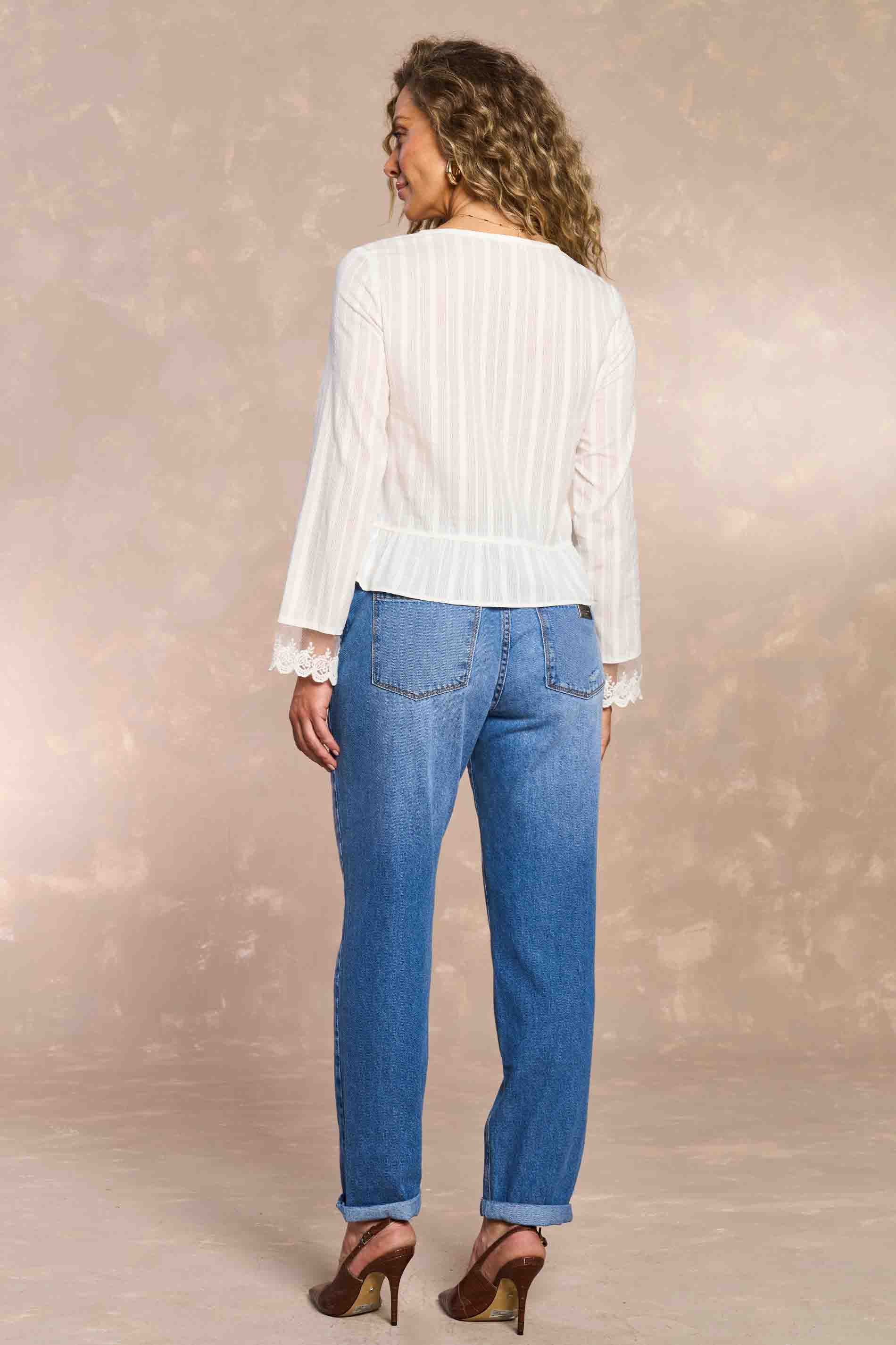 Blusa de Manga Longa Jardim Boho