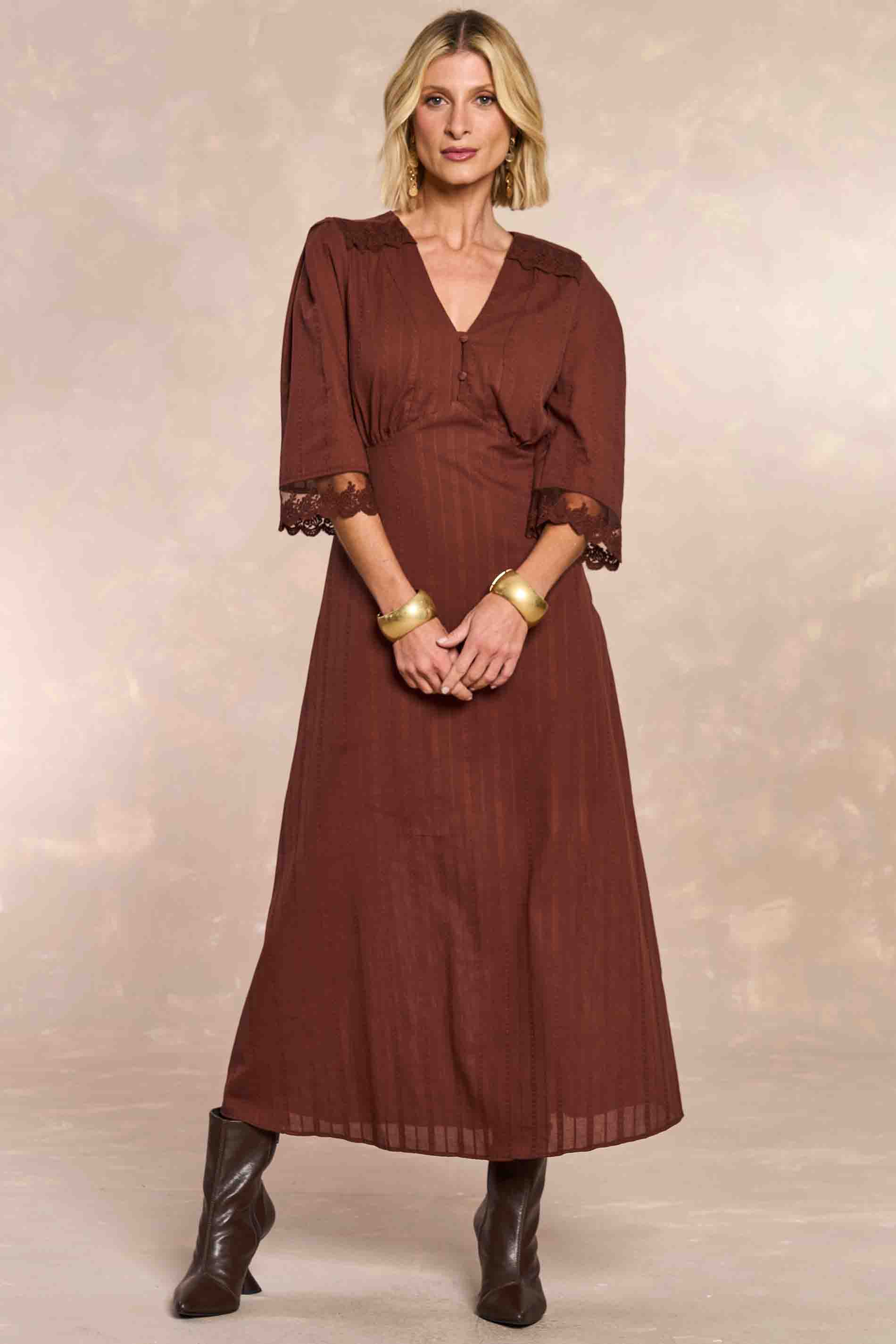 Vestido Longo Jardim Boho