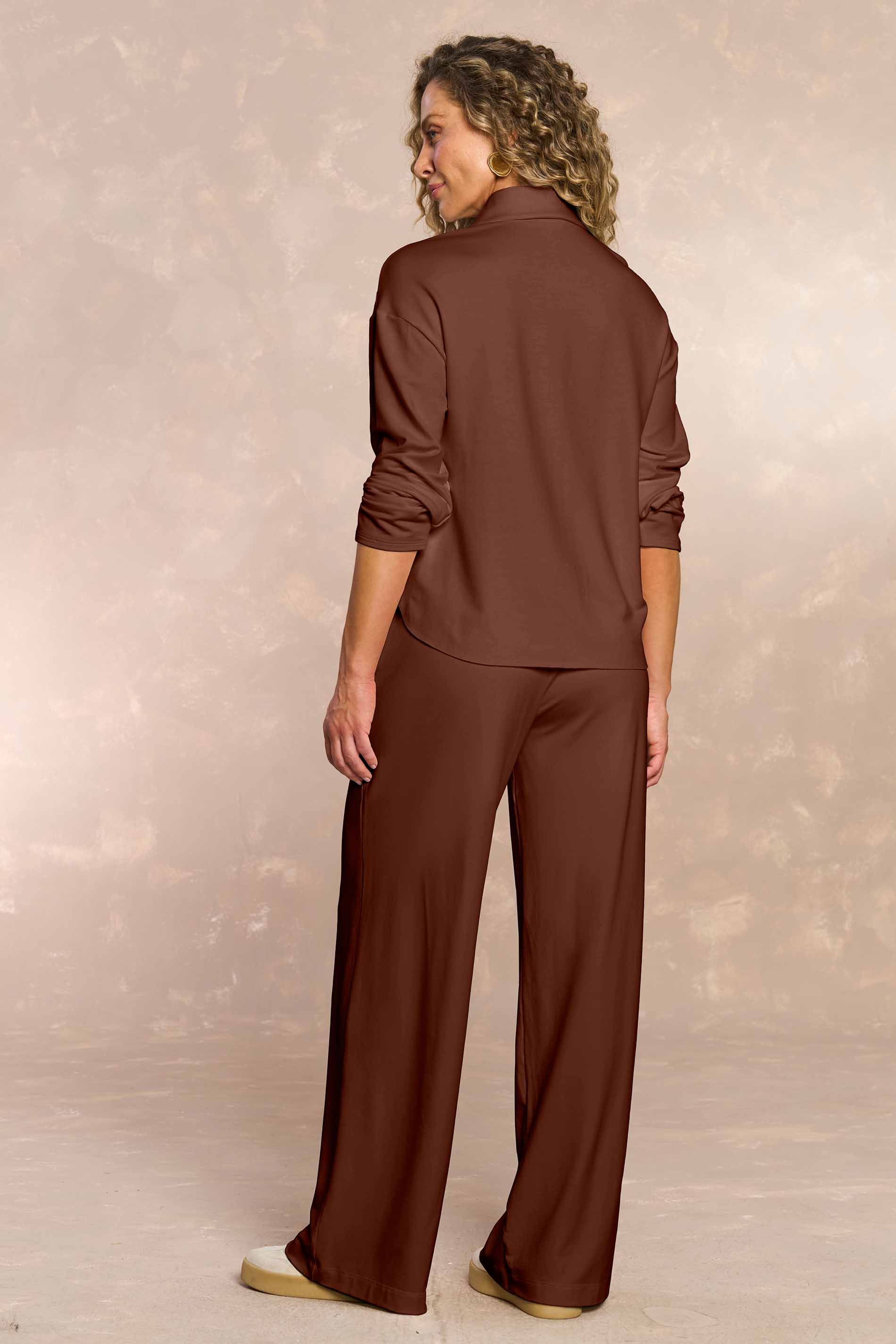 Camisa Oversized Jardim Decor em Moletinho