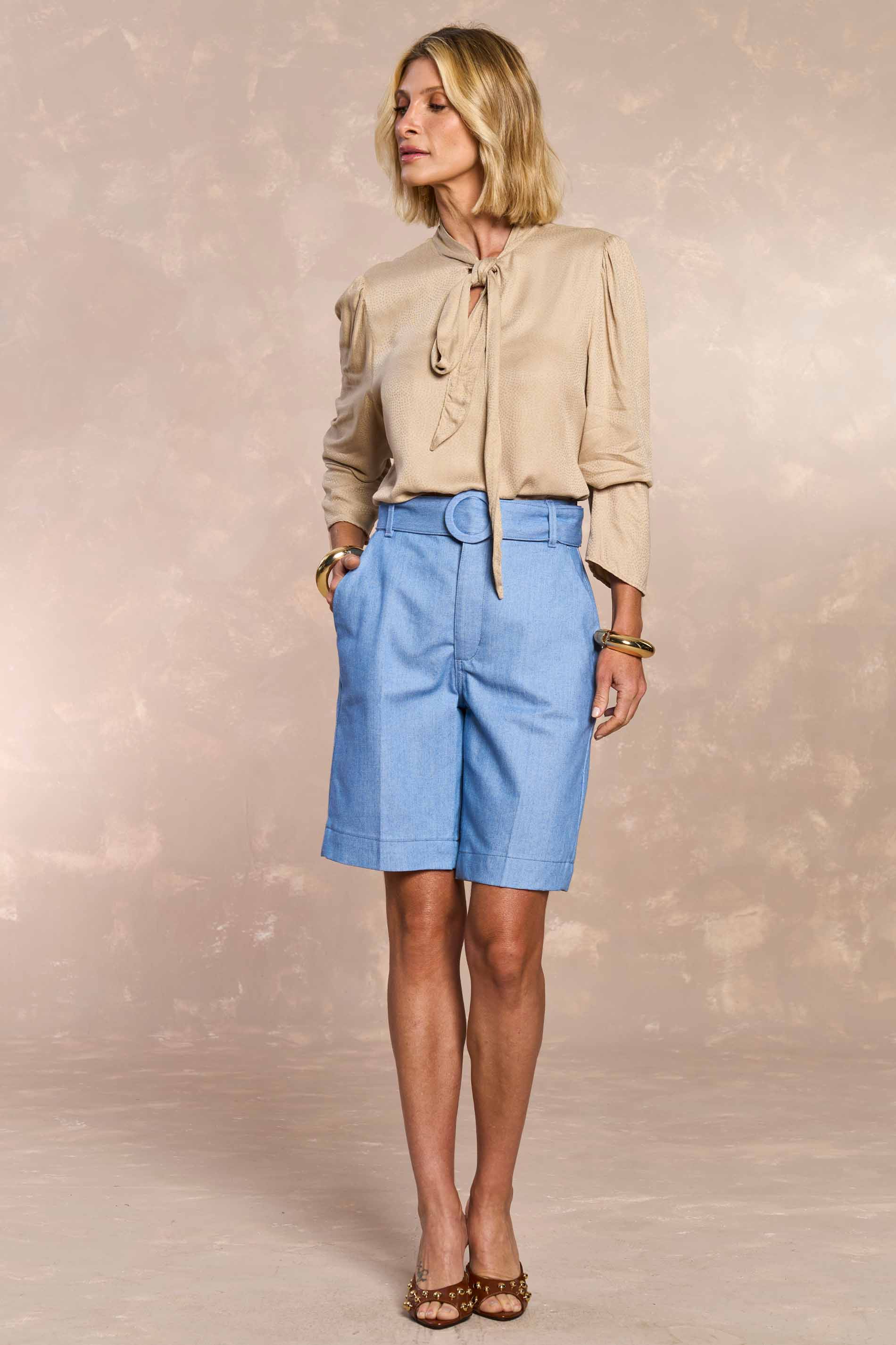 Blusa Ethnic Blur em Poá